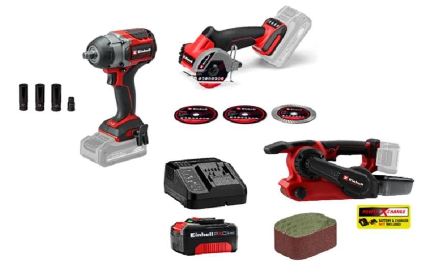 Image of Einhell Akku-Multifunktionswerkzeug "18 V Compact Tools Kit"