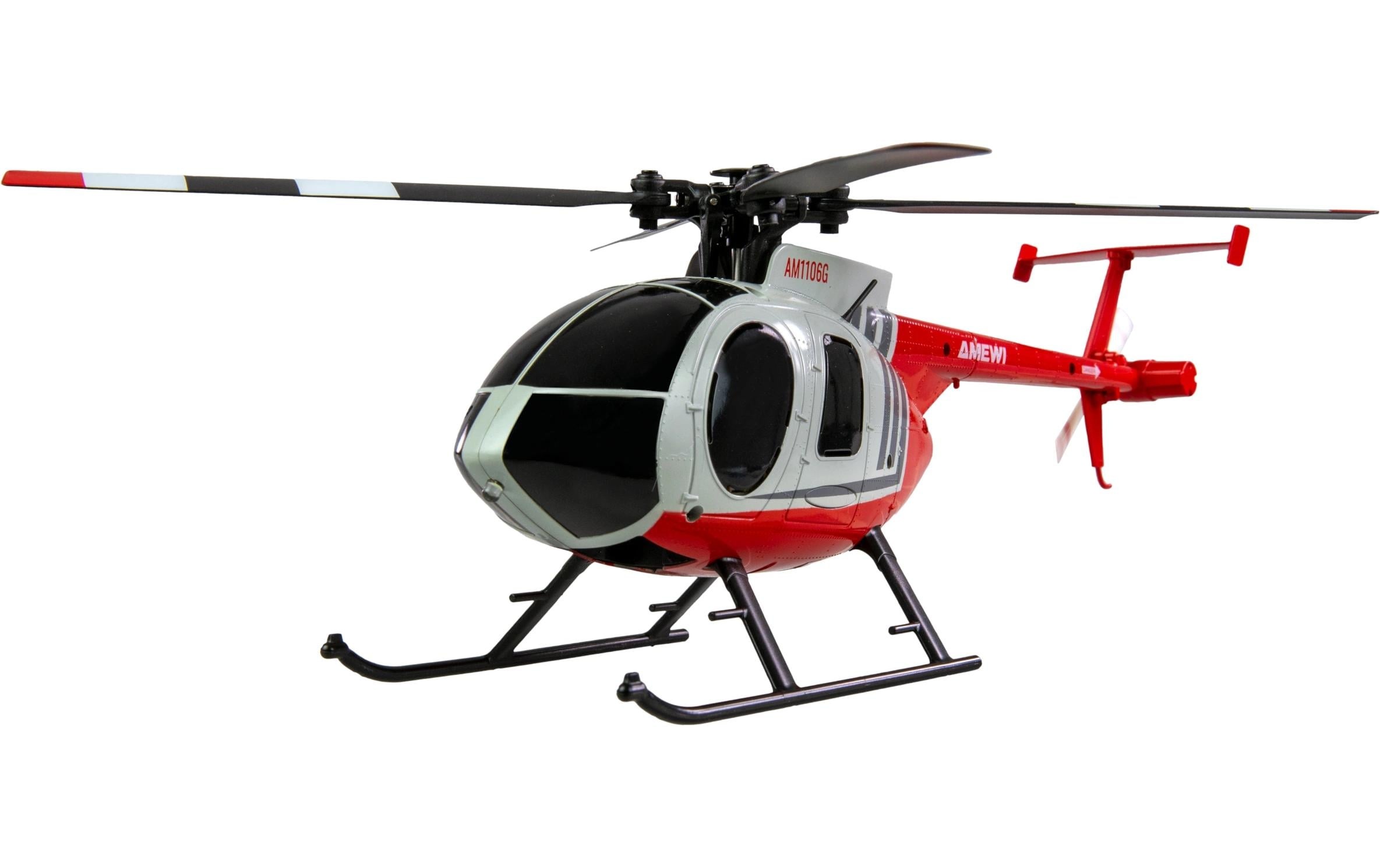 Image of Amewi RC-Helikopter "Hughes MD500 Zivil 4-Kanal 6G RTF" Antriebsart: Elektro Brushed, Bedienung: Fernsteuerung