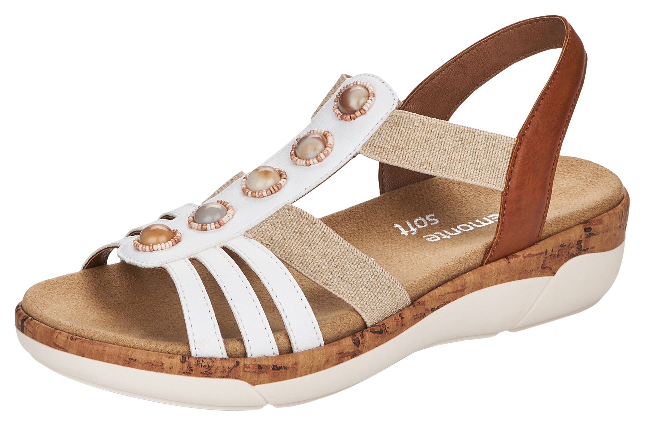 Image of Remonte Sandale, mit kleinen Zierperlen und Schmucksteinen besetzt bei Ackermann Versand Schweiz