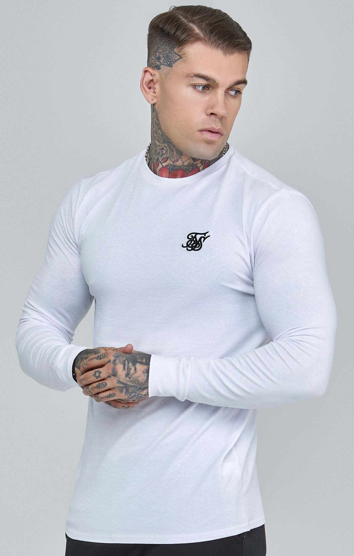 Siksilk T-Shirt »Siksilk T-Shirts Essentials Long Sleeve T-Shirt«