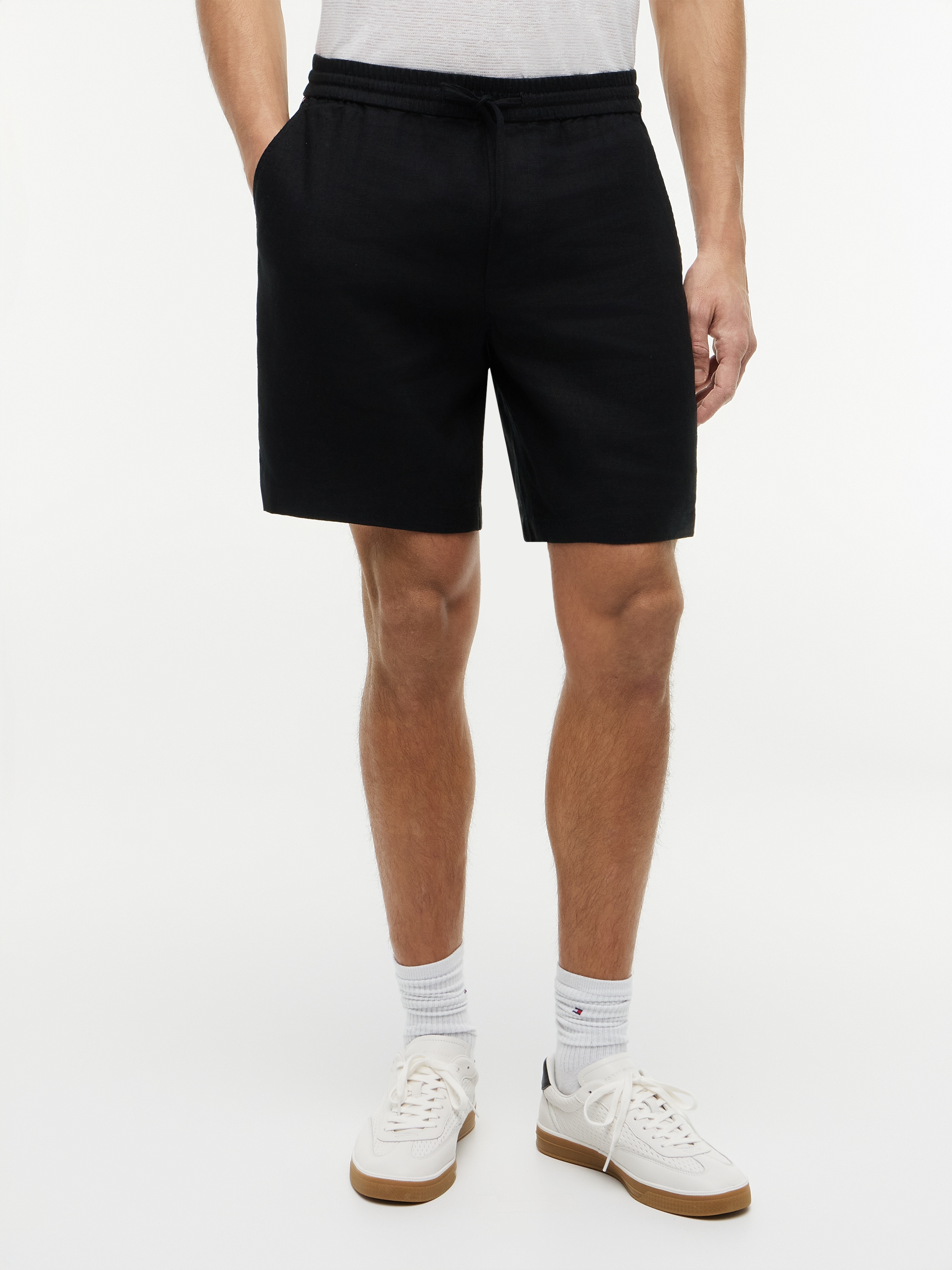 Image of Tommy Hilfiger Chinoshorts "DOVER" aus Leinenmix, elastischer Bund