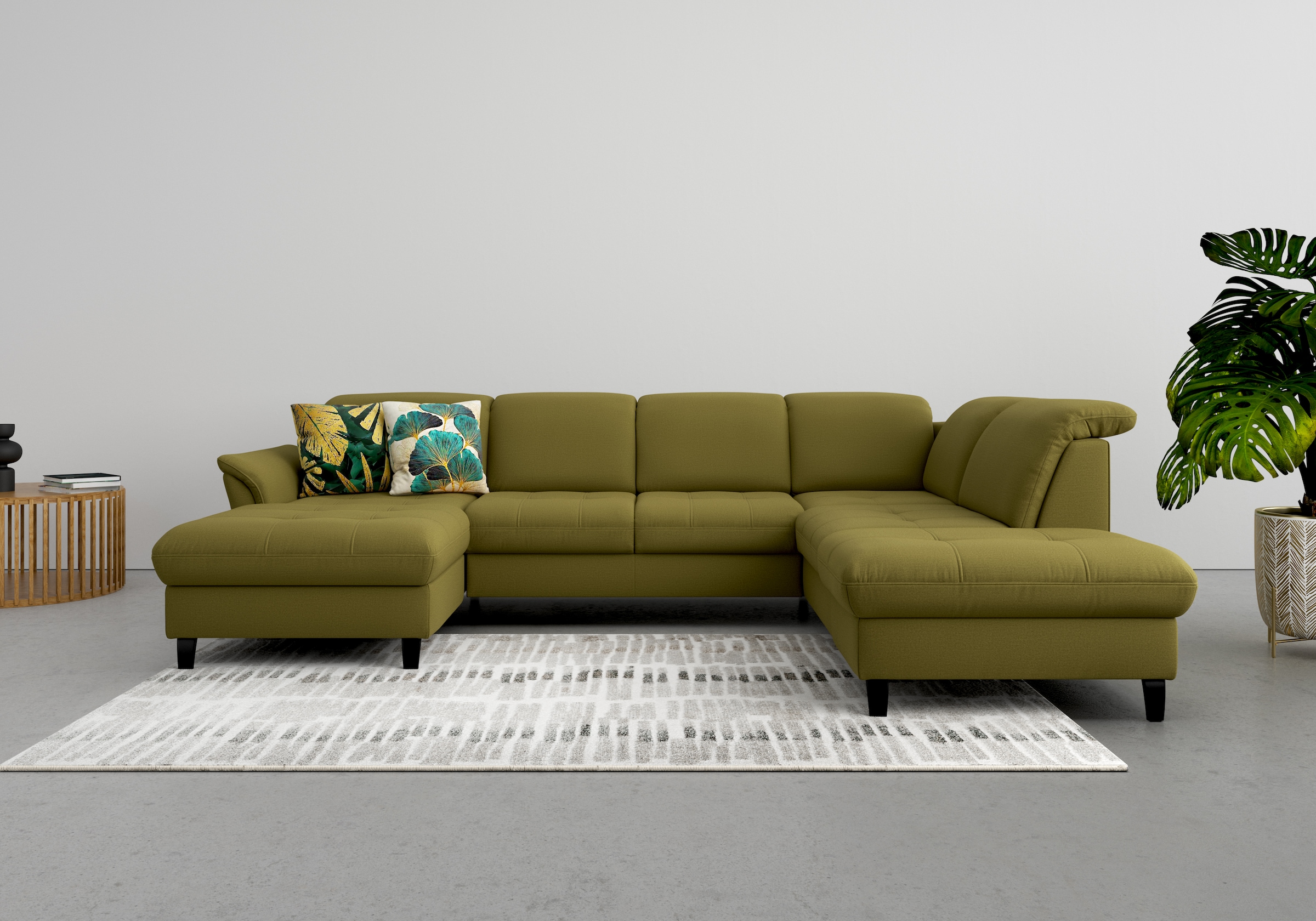 Image of sit&more Wohnlandschaft "Maggiore U-Form" wahlweise mit Kopfteilverstellung, Bettfunktion und Stauraum