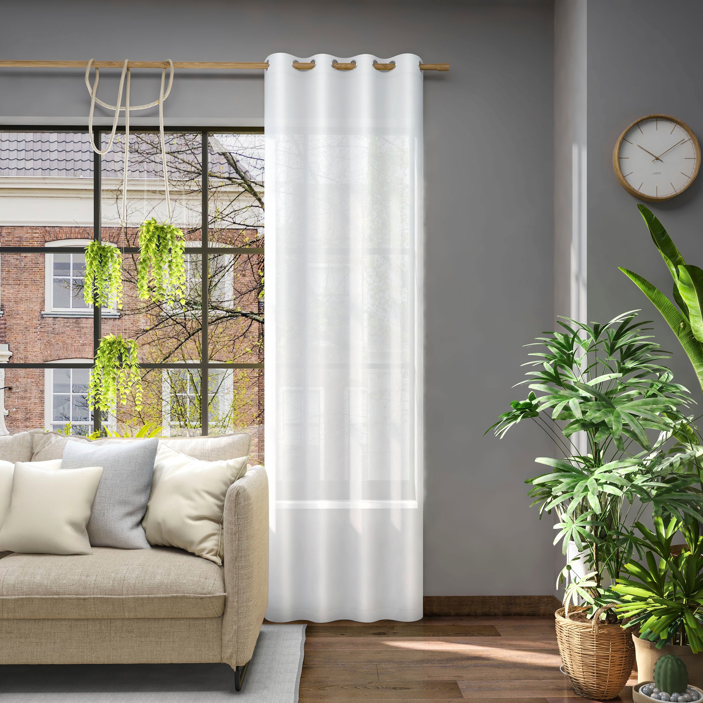 Neutex for you! Vorhang »Libre-ECO« Ösen 1 Stk. tlg. Breite 142 cm, nach Mass