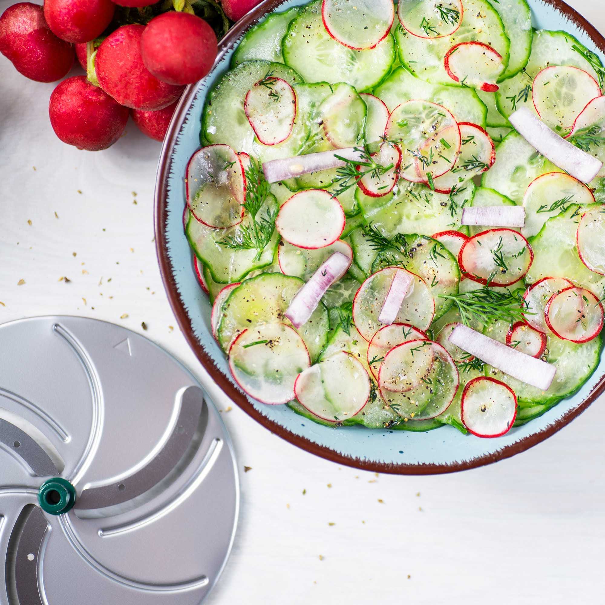 Genius Hachoir »Nicer Dicer Pegasus« Set 12-tlg., inkl. Behälter u. Deckel