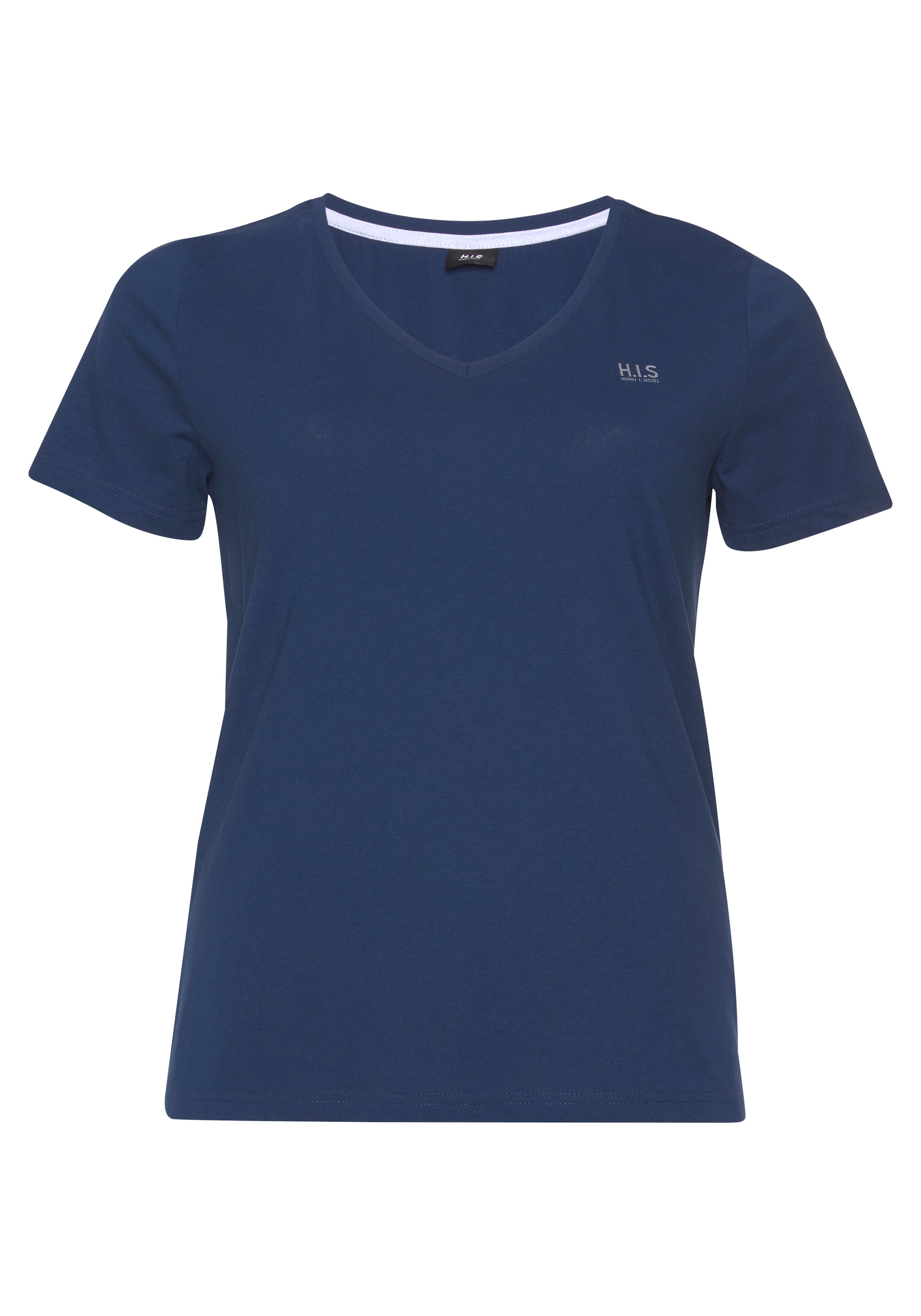 T-Shirt ♕ Grosse Grössen H.I.S »Essential-Basics«, 3er-Pack), versandkostenfrei (Spar-Set, kaufen