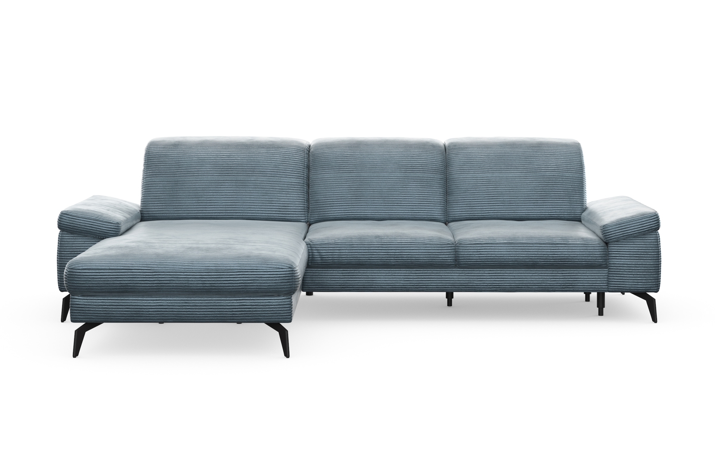 sit&more Ecksofa »Cabana L-Form«, Recamiere, wahlweise mit Sitztiefen-, Armlehnen- und Kopfteilfunktion