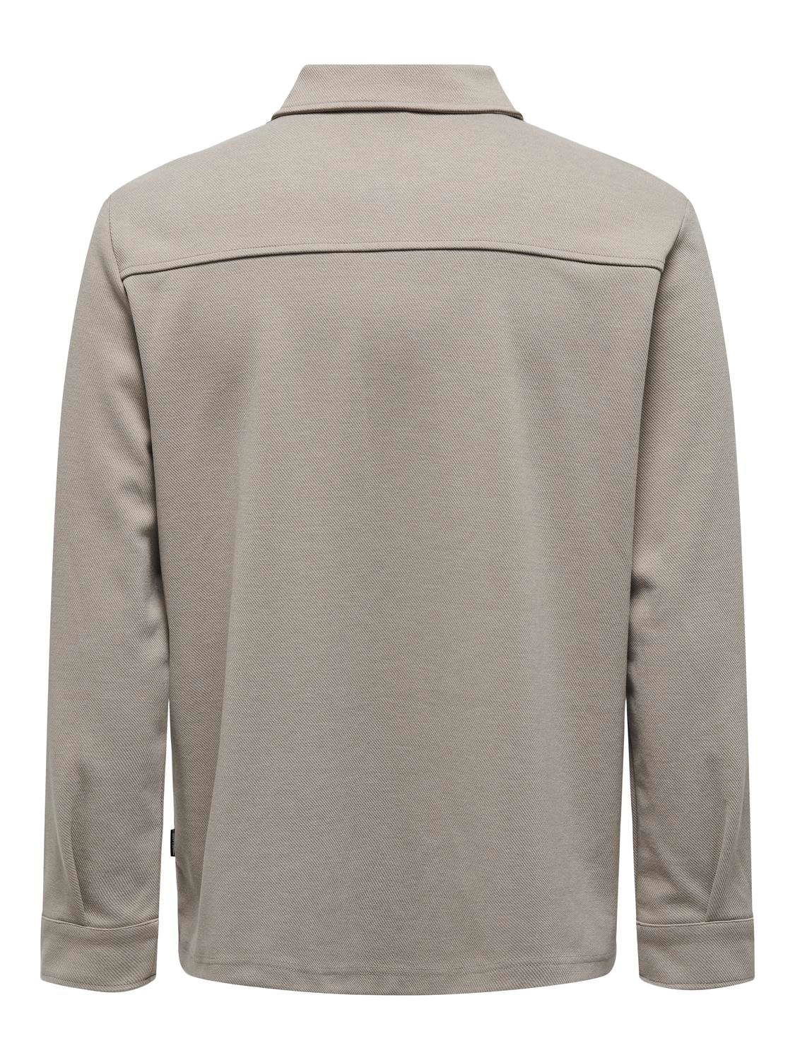 ONLY & SONS Langarmhemd »ONSNEWKODYL OVERSHIRT SWEAT NOOS«