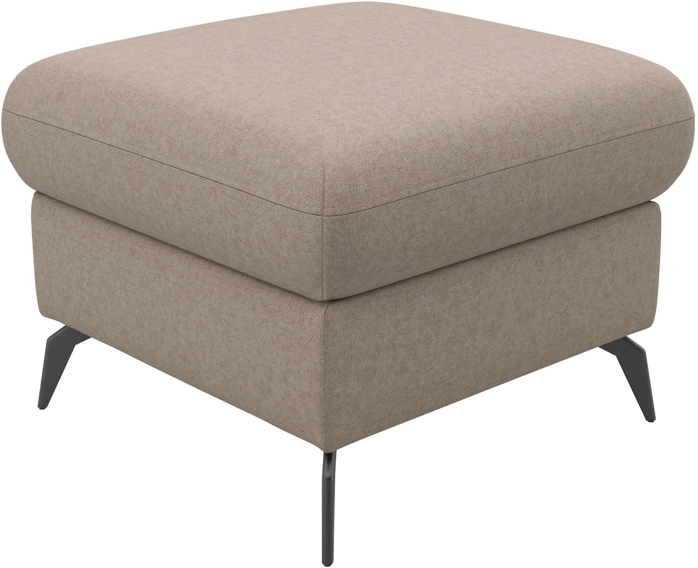 Home affaire Polsterhocker »Rochelle«, (1 St.), moderne 15 cm Metallfüsse