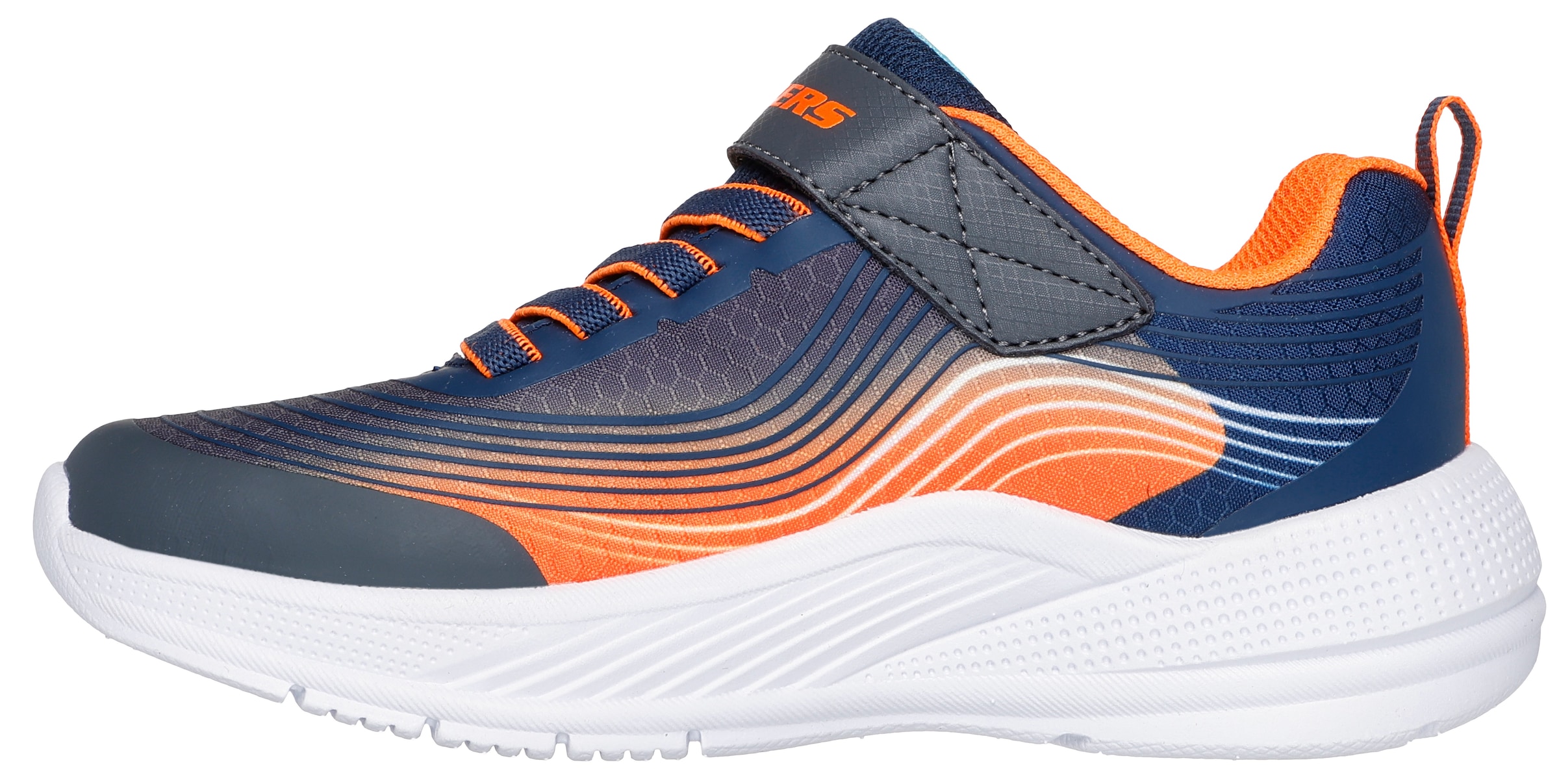 Skechers Sneakers »MICROSPEC ADVANCE«  Klettschuh in cooler Farbkombination, Grössenschablone zum Download