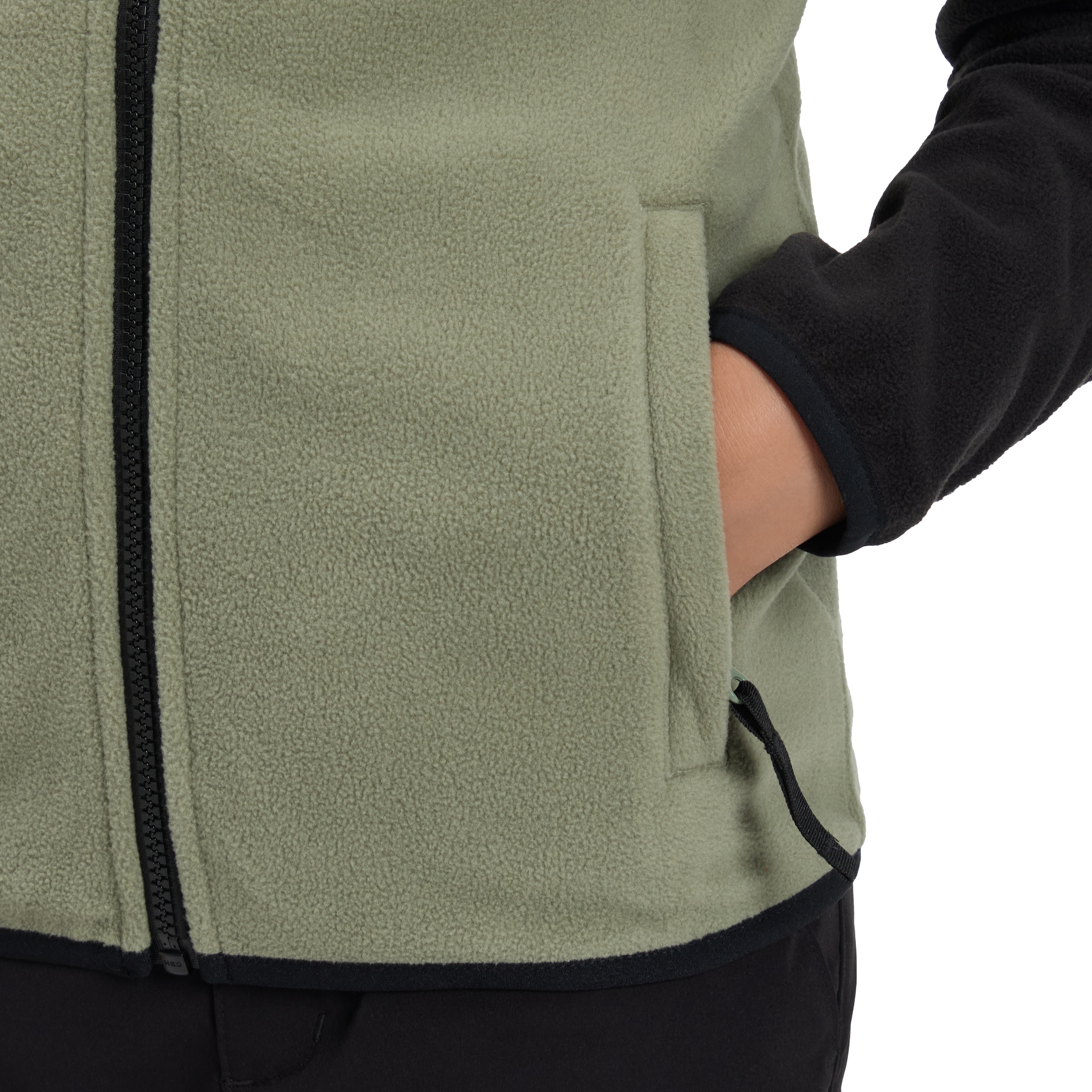 McKINLEY Fleecejacke »JU.-UNTERJACKE AMARO FZ FL B« Colorblocking Look, Reissverschlusstaschen