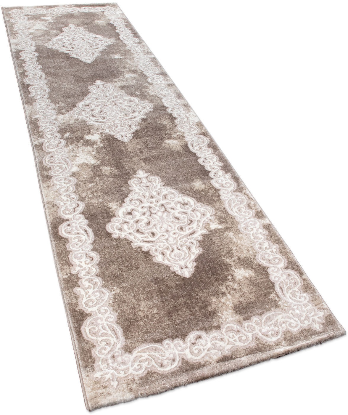 Image of Paco Home Läufer »Zaman 170«, rechteckig, 12 mm Höhe, Kurzflor, Orient-Optik, Vintage Design bei Ackermann Versand Schweiz