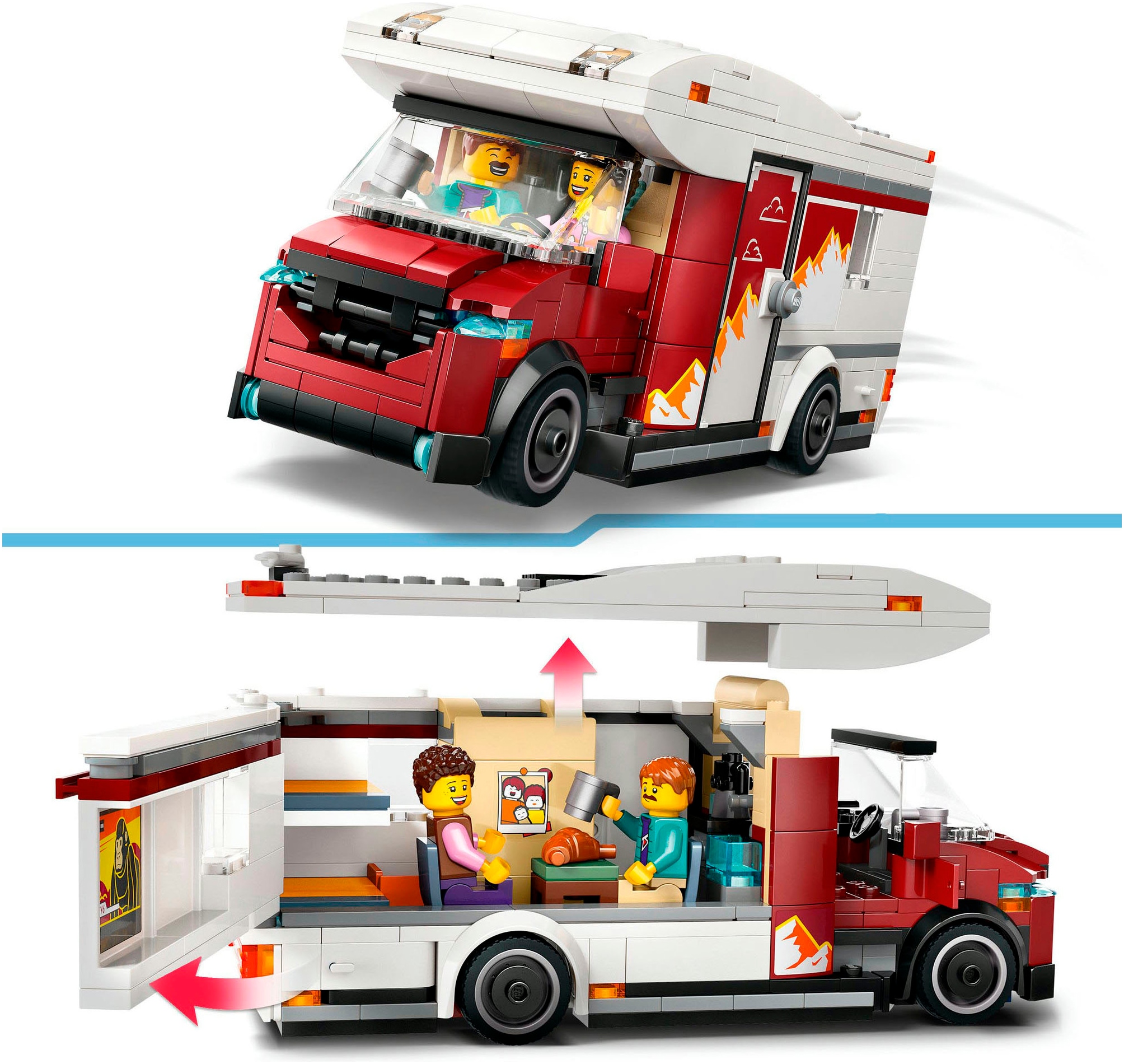 LEGO® Pions de construction »Abenteuer-Wohnmobil (60454), LEGO City« Made in Europe