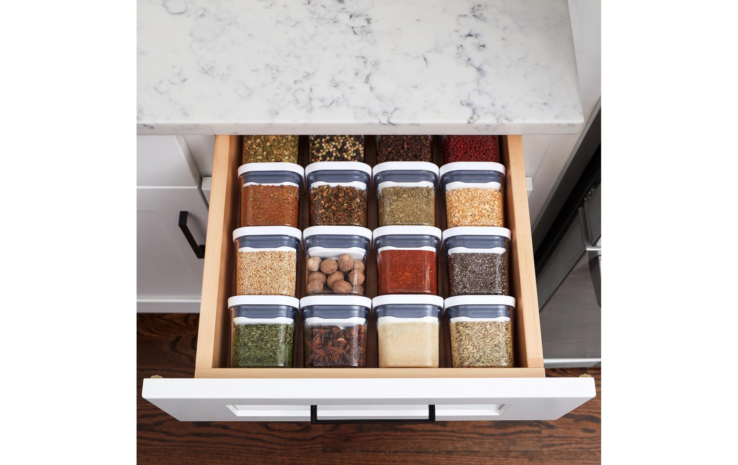OXO Good Grips Système de rangement »OXO 4-Piece Mini POP Container Set« Ensemble, 4 tlg. Langlebig, spülmaschinenfest und vielseitig einsetzbar