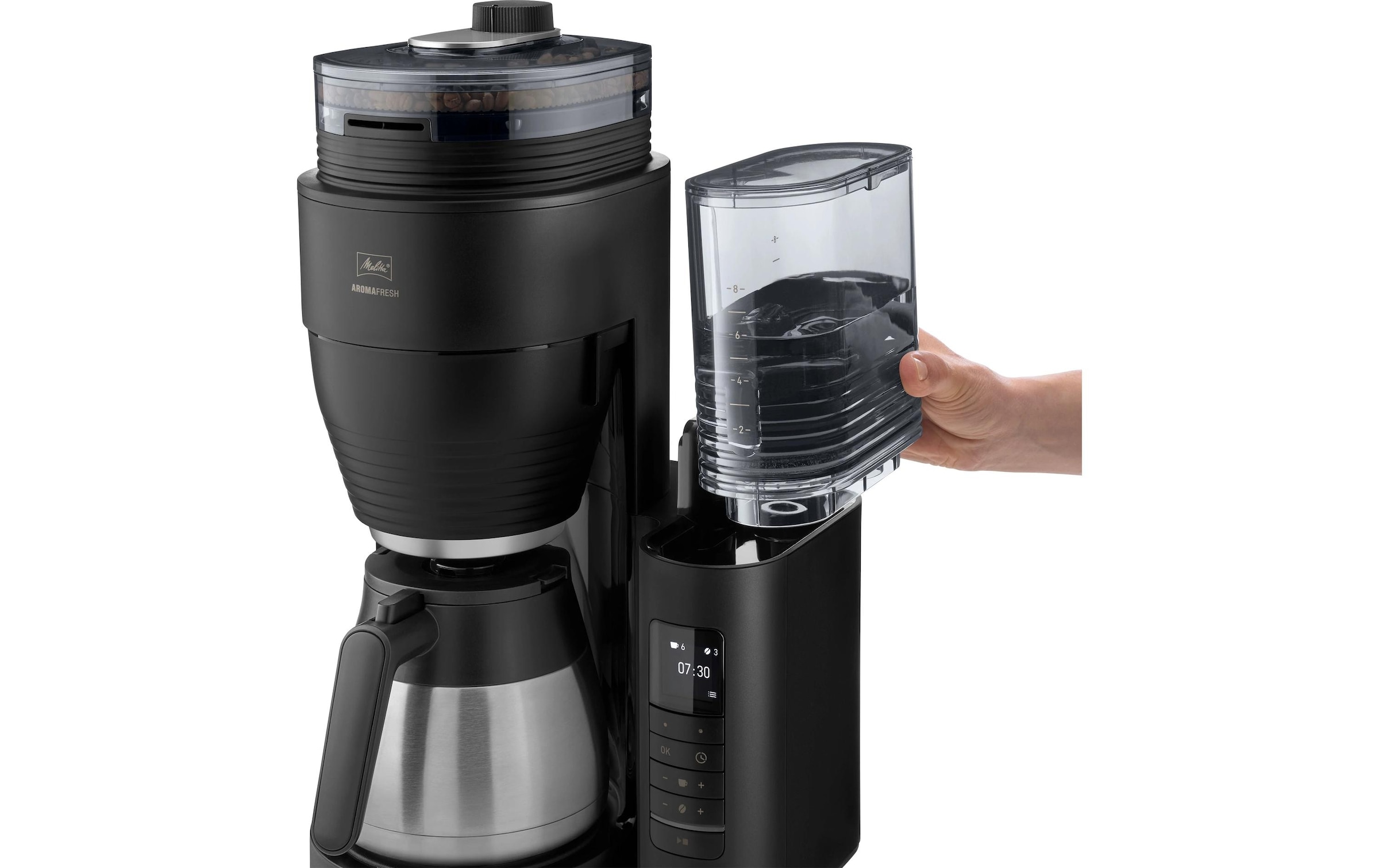 Melitta Filterkaffeemaschine »AromaFresh Therm Pro X Schwarz«, 1x4