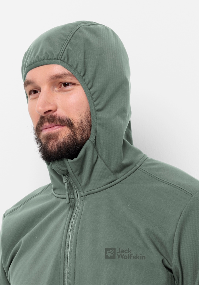 Jack Wolfskin Softshelljacke »BORNBERG HOODY M«, mit Kapuze