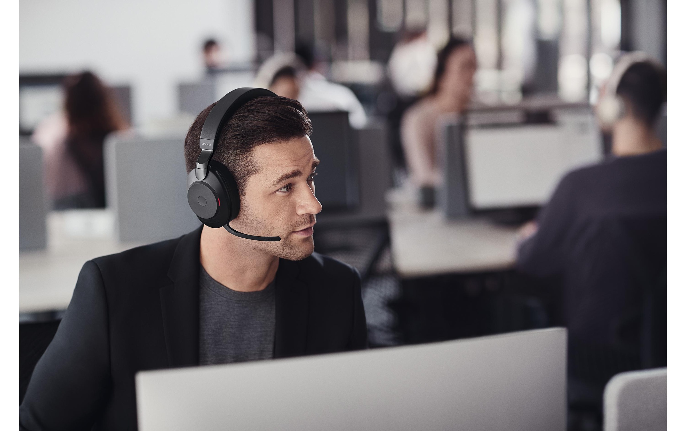 Jabra Headset »Evolve2 85 DUO UC Schwarz, USB-C«