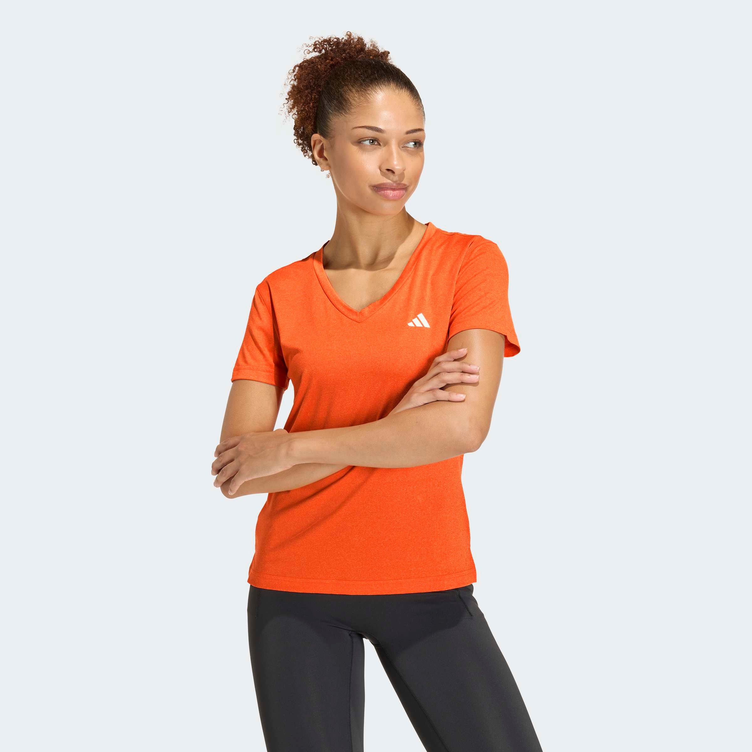 Image of adidas Performance T-Shirt "ADIDAS WORKOUT ESSENTIALS MIT V-AUSSCHNITT" mit V-Ausschnitt, ohne Verschluss