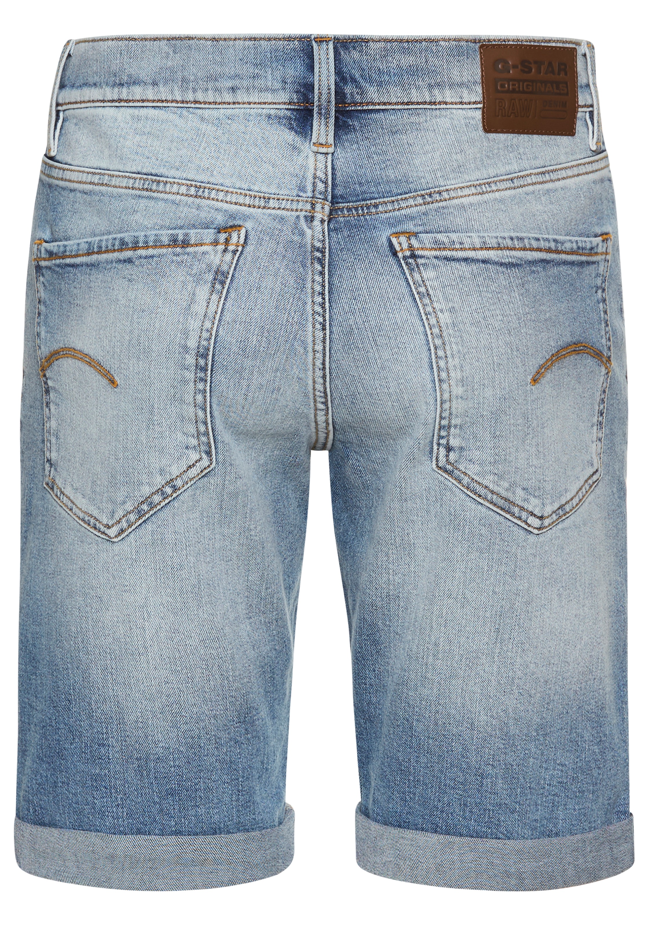 G-STAR Short en jean »Mosa« mit Umschlagsaum