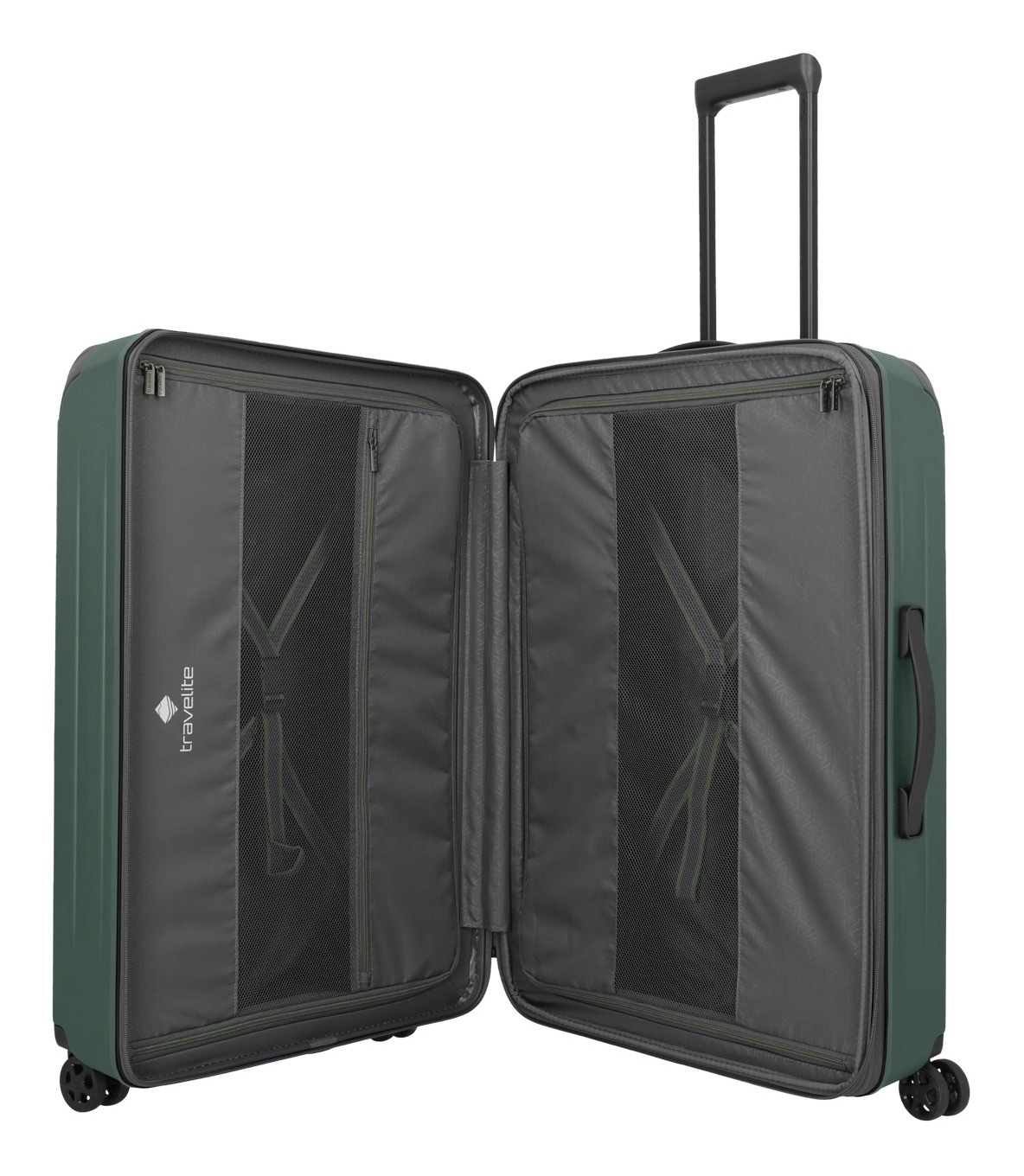 travelite Kit trolley »DYNAMIIC 3-teilig Hartschale« coque rigide ABS et extension de volume