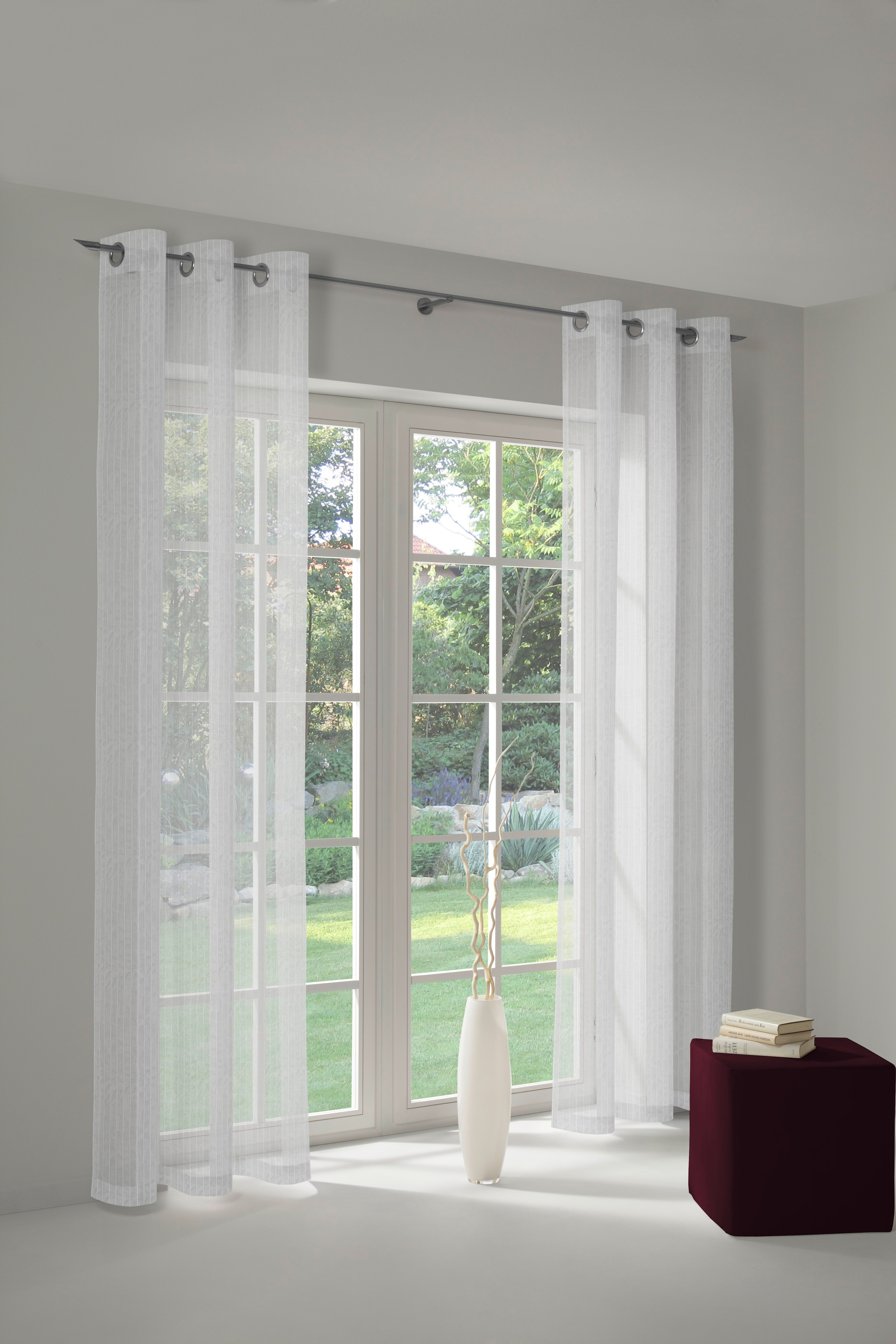 Image of Wirth Vorhang "SALLY" Ösen 1 Stk. tlg. Store