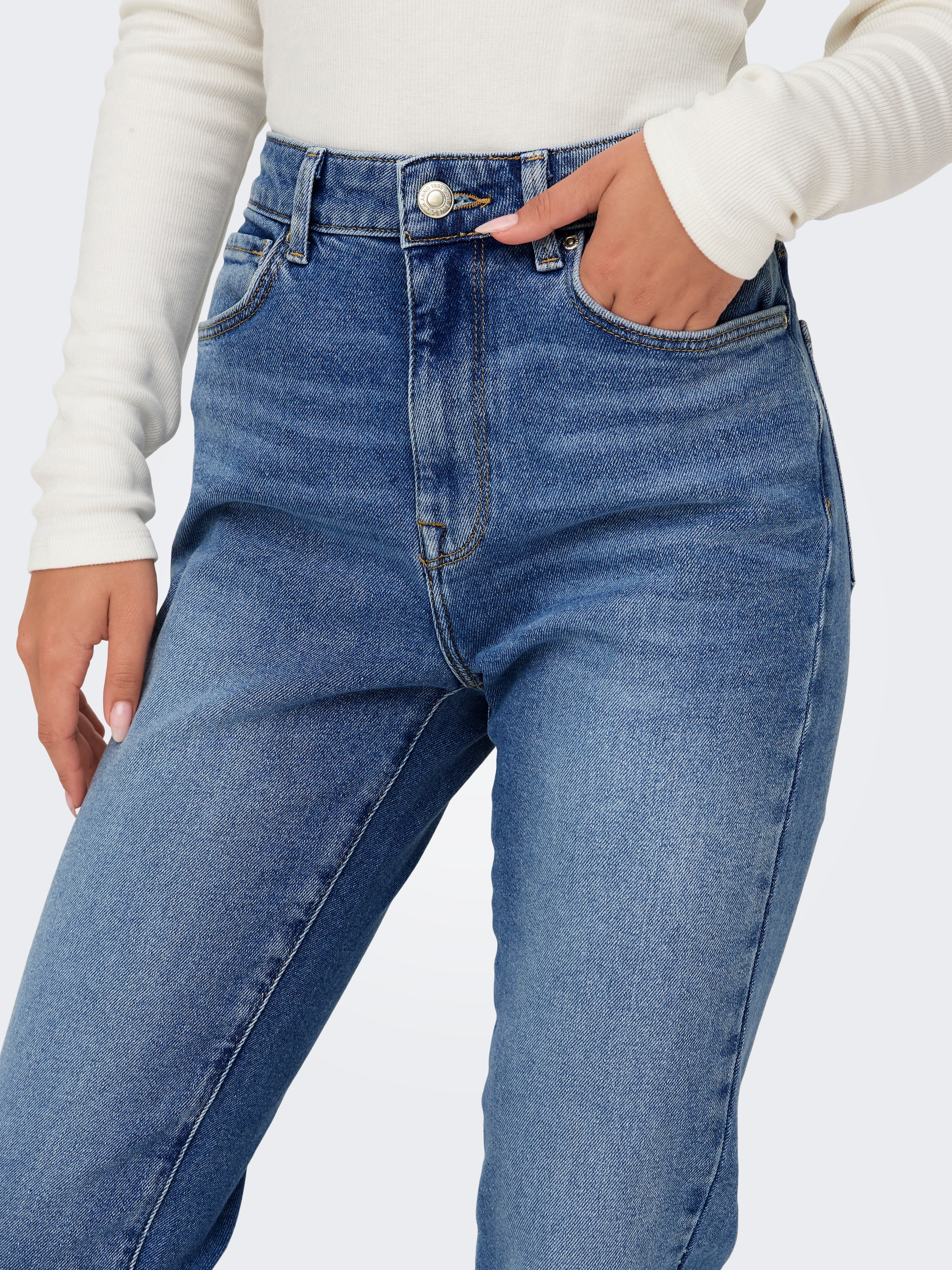 ONLY Straight-Jeans »ONLEMILY STRETCH HW ST AK DNM CRO571NOOS«