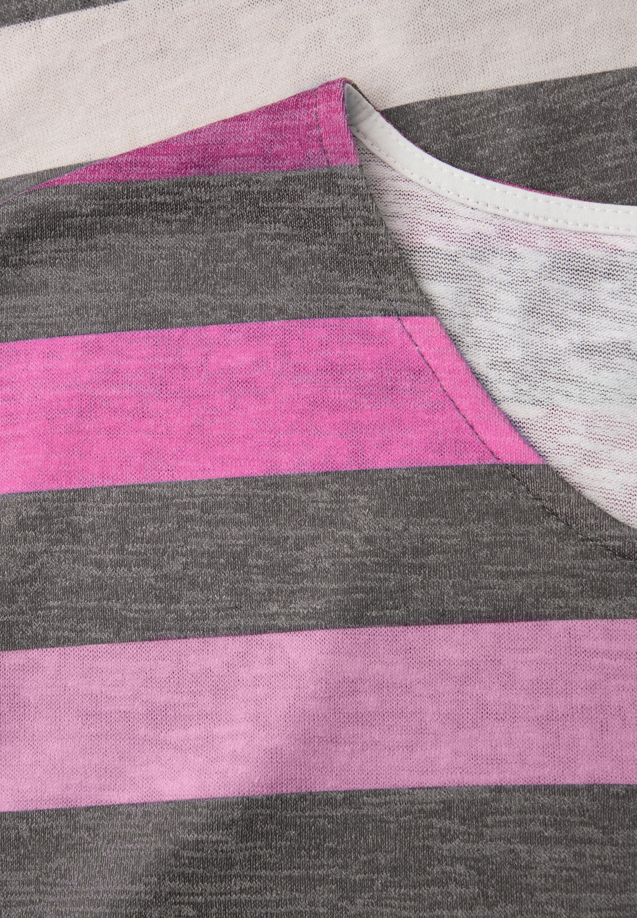 STREET ONE Haut de chemise avec motif à rayures
