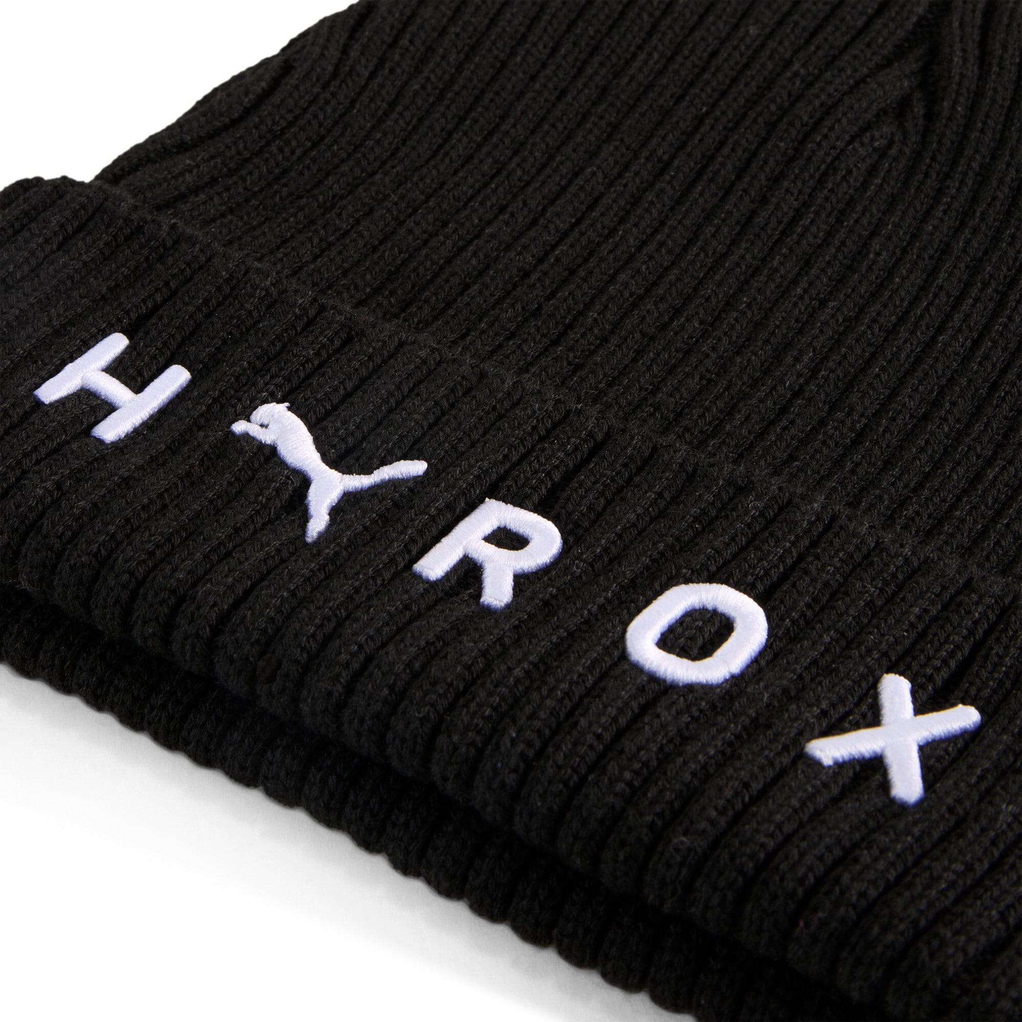 PUMA Bonnet tricoté »X HYROX MID CROWN BEANIE« Taille unique, style sportif, avec impression du logo