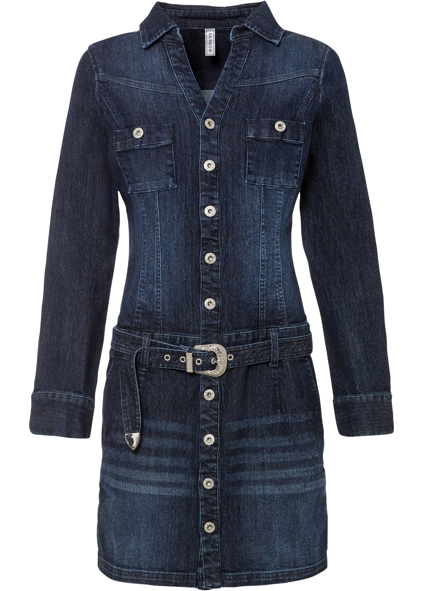 bonprix Robe en jean