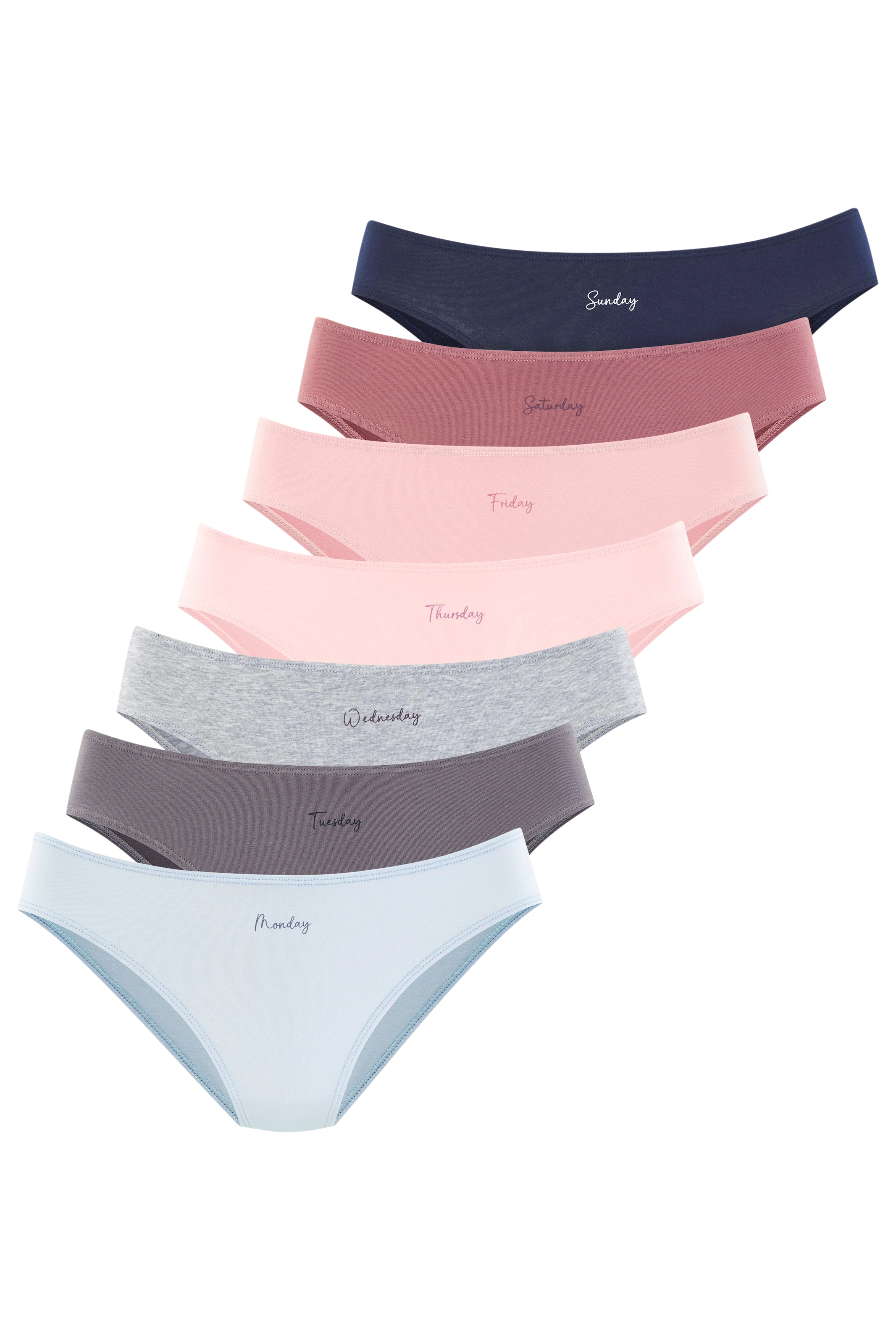 Image of Vivance Jazz-Pants Slips Packung, 7er-Pack, 7 Stk. Angenehm elastische Baumwollqualität