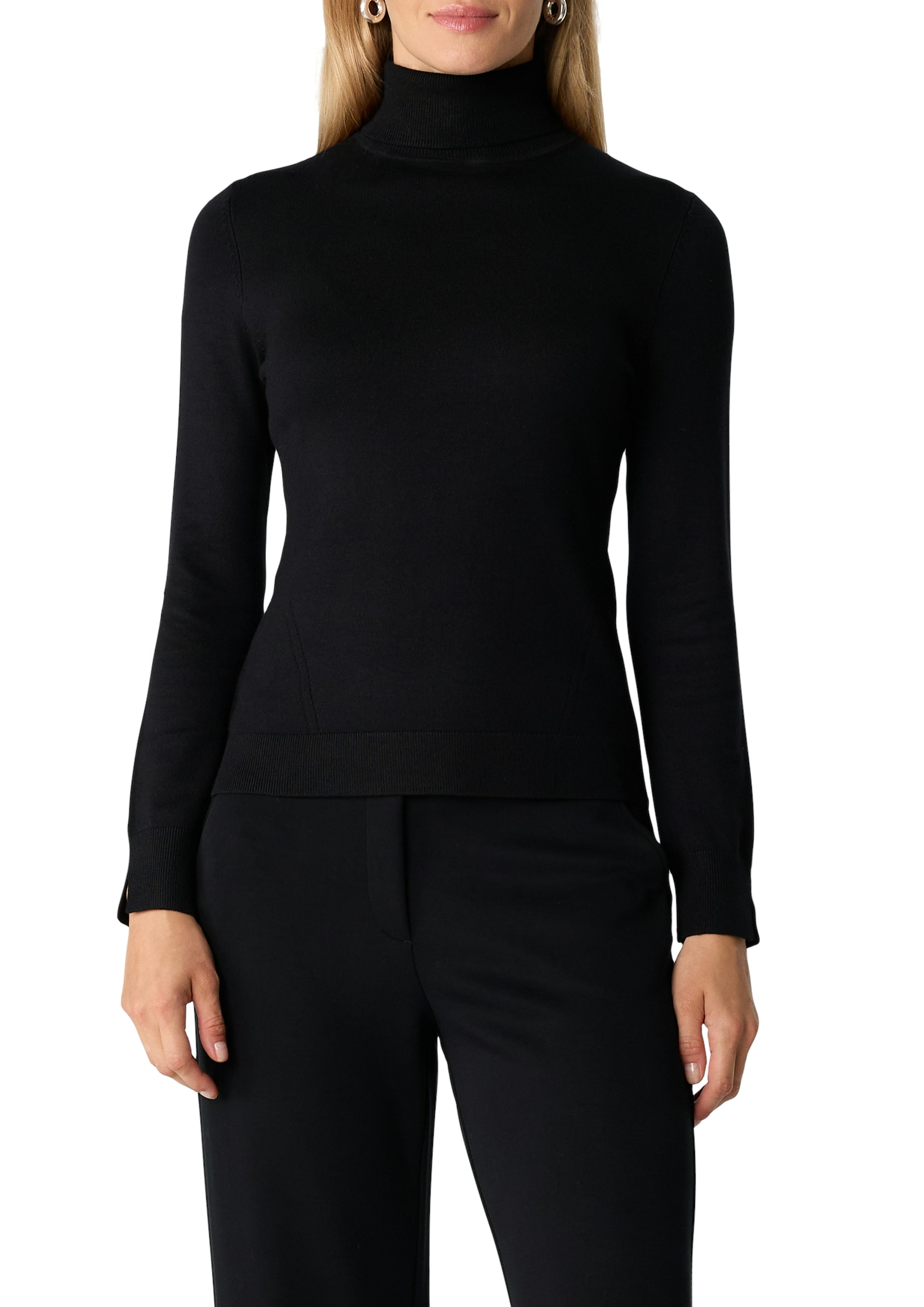 Image of Comma Strickpullover mit Ärmelschlitzen