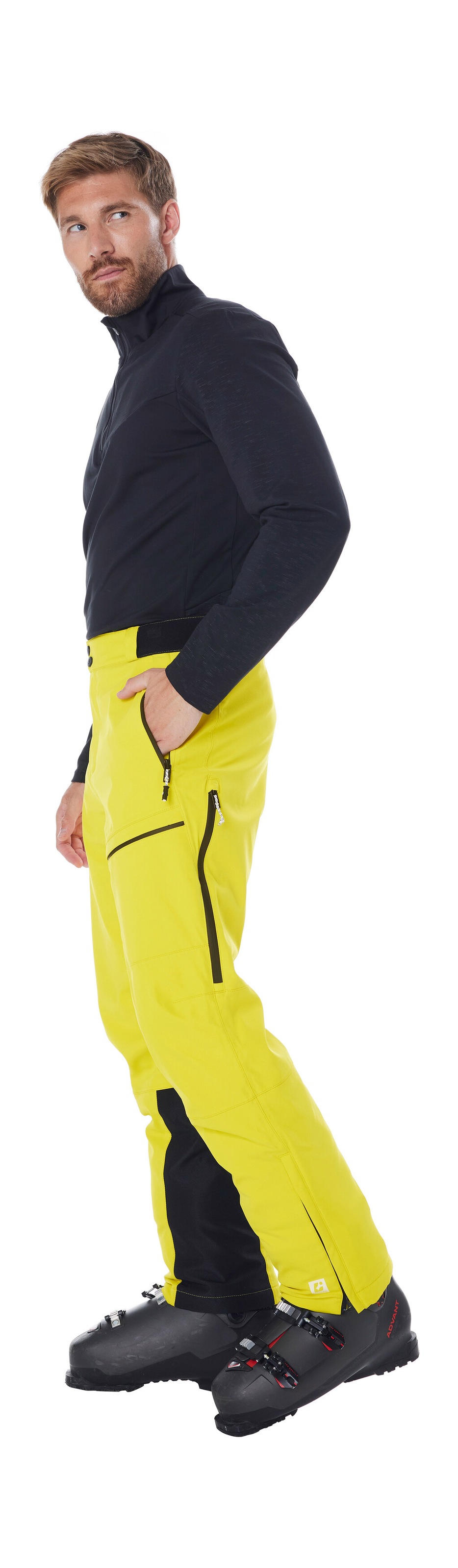 Killtec Pantalon de ski »KSW 279 MN SKI PNTS«  Pantalon de ski coupe-vent et imperméable, respirant, avec guêtres anti-neige