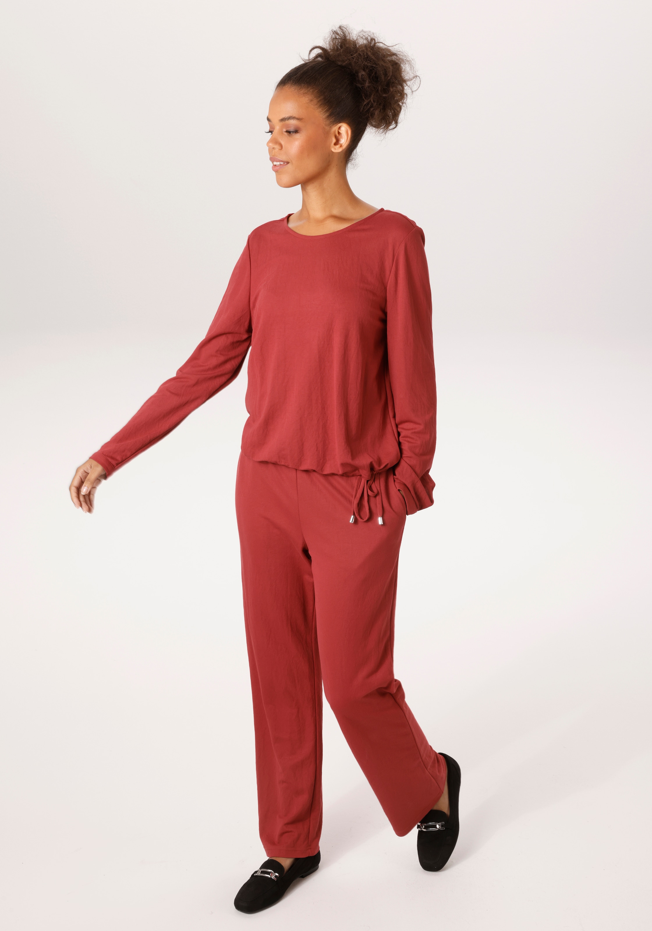 Aniston CASUAL Pantalon à enfiler  en qualité piqué douce