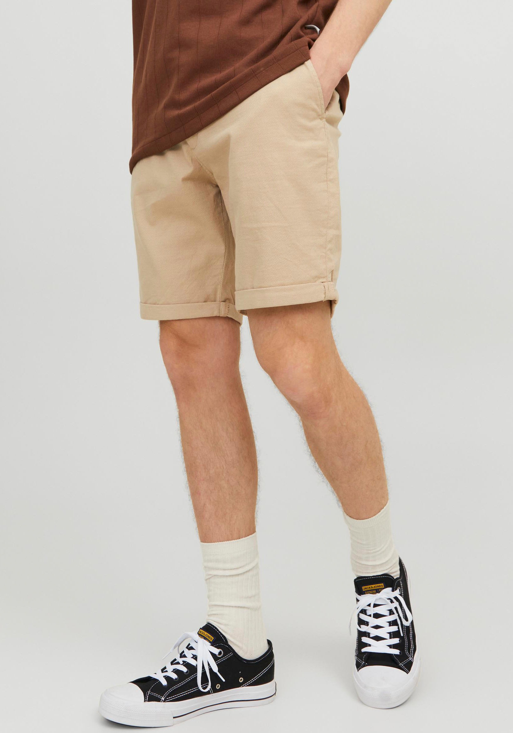 Jack & Jones Chinoshorts »JPSTFURY JJSHORTS ANA SN«, mit Taschen