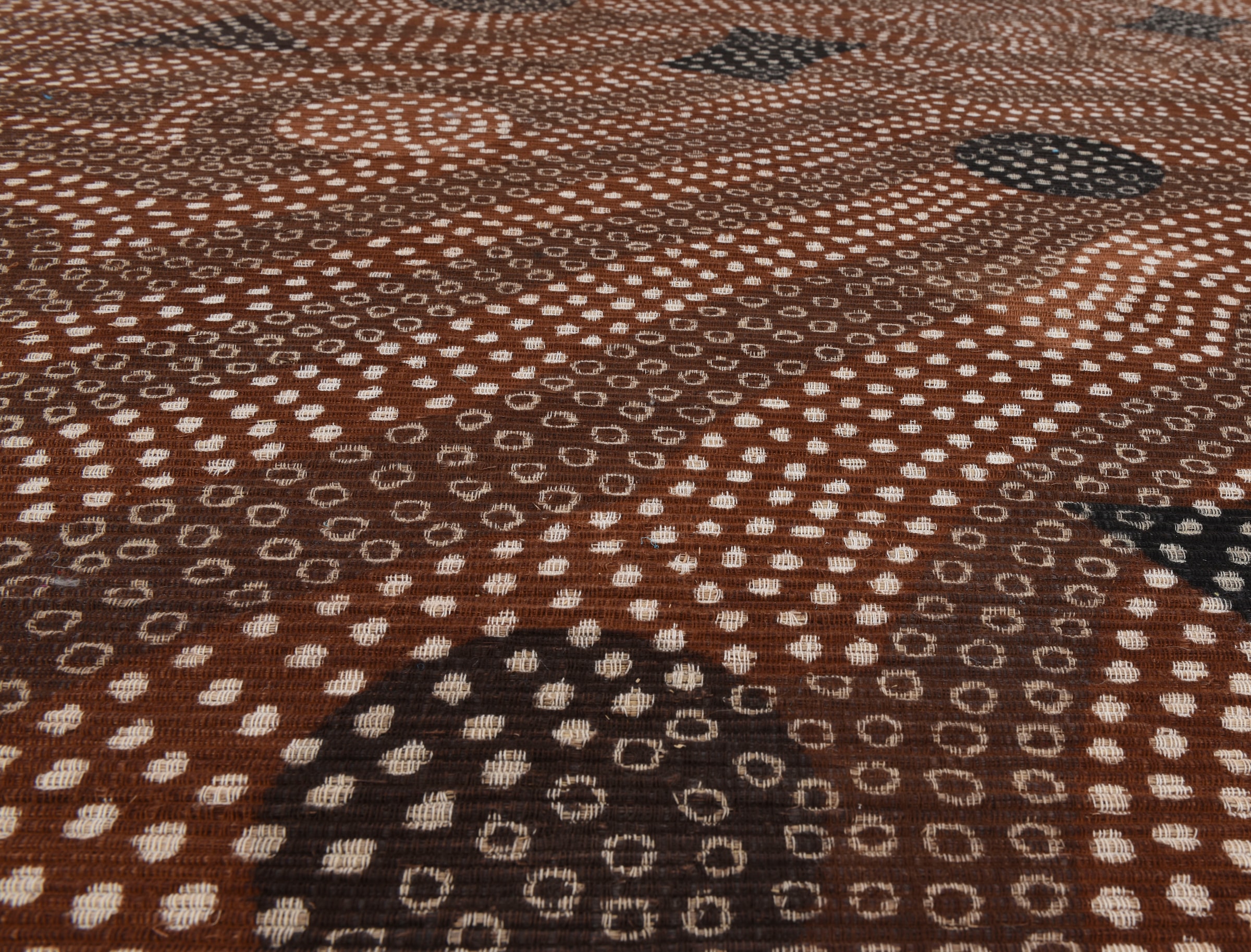 DIE HAUSKUNST Tapis »Dakan« Rectangulaire 4 mm Höhe Flachgewebe, handgewebt, mit Fransen