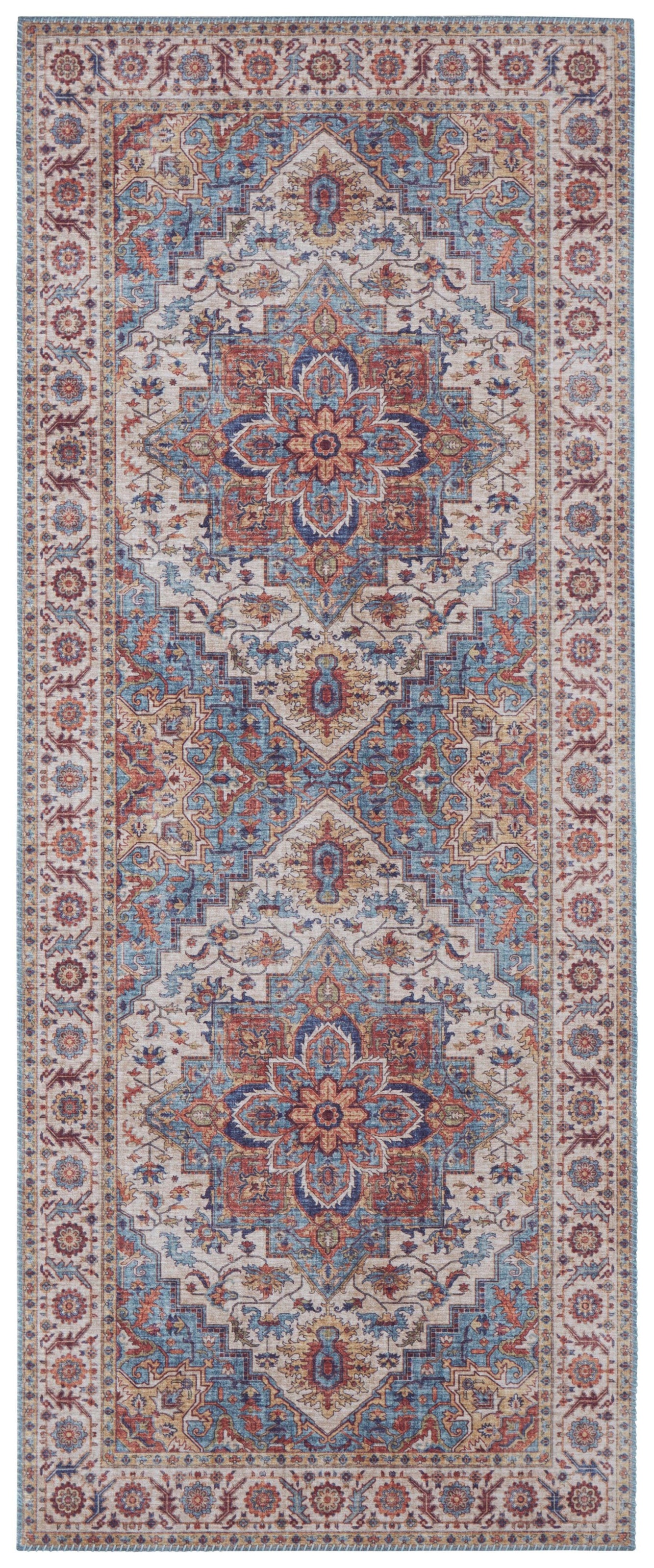 Image of NOURISTAN Läufer »Anthea«, rechteckig, 5 mm Höhe, Klassischer Teppich, Orient Optik, Vintage Design, Gekettelt, Wohnzimmer, Schlafzimmer, Robust, Pflegeleicht bei Ackermann Versand Schweiz