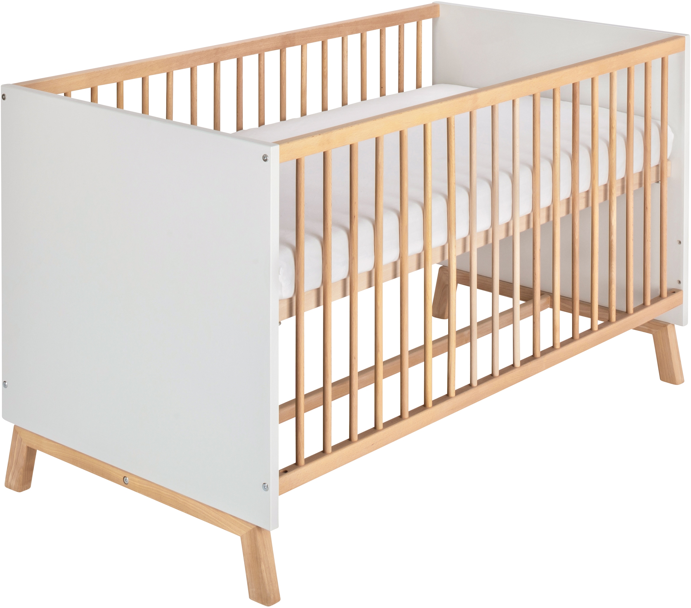 Schardt Babymöbel-Set und Wickelkommode; in Kinderbett, 2 Kinderbett Wickelkommode), mit Germany Grey«, St., (Spar-Set, jetzt kaufen »Sienna Made