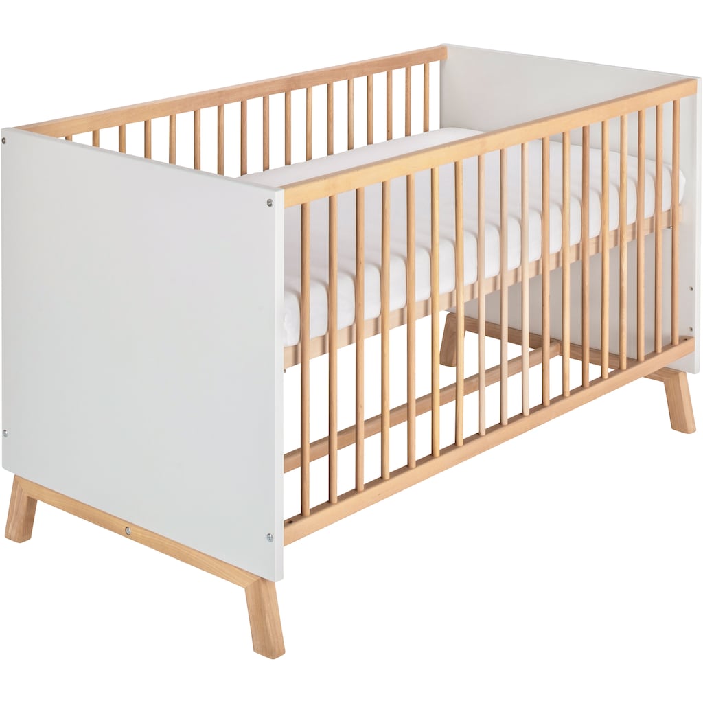 Schardt Babymöbel-Set »Sienna Grey«, (Spar-Set, 2 St., Kinderbett, Wickelkommode), mit Kinderbett und Wickelkommode; Made in Germany