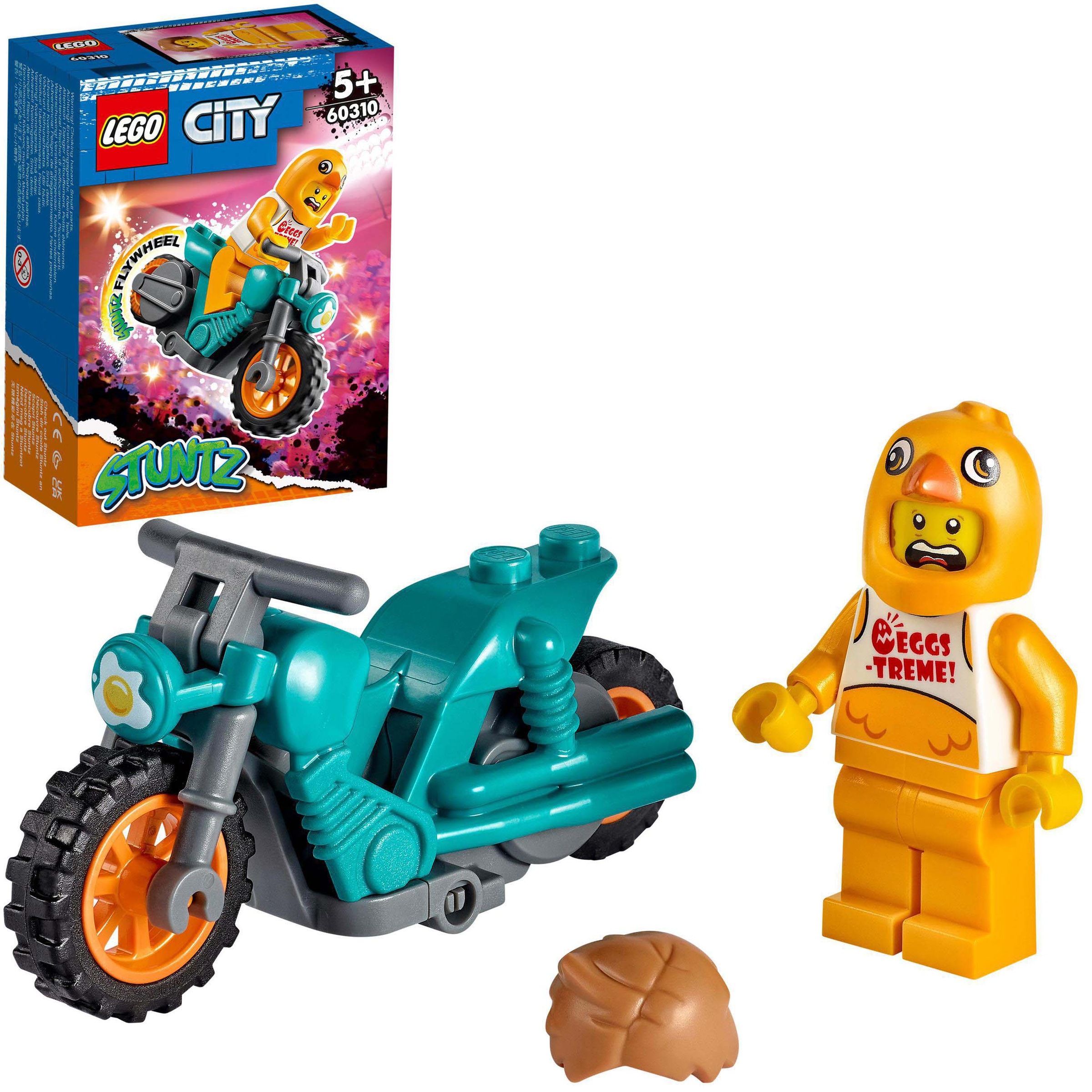 Image of LEGO® Konstruktionsspielsteine »Maskottchen-Stuntbike (60310), LEGO® City Stuntz«, (10 St.) bei Ackermann Versand Schweiz