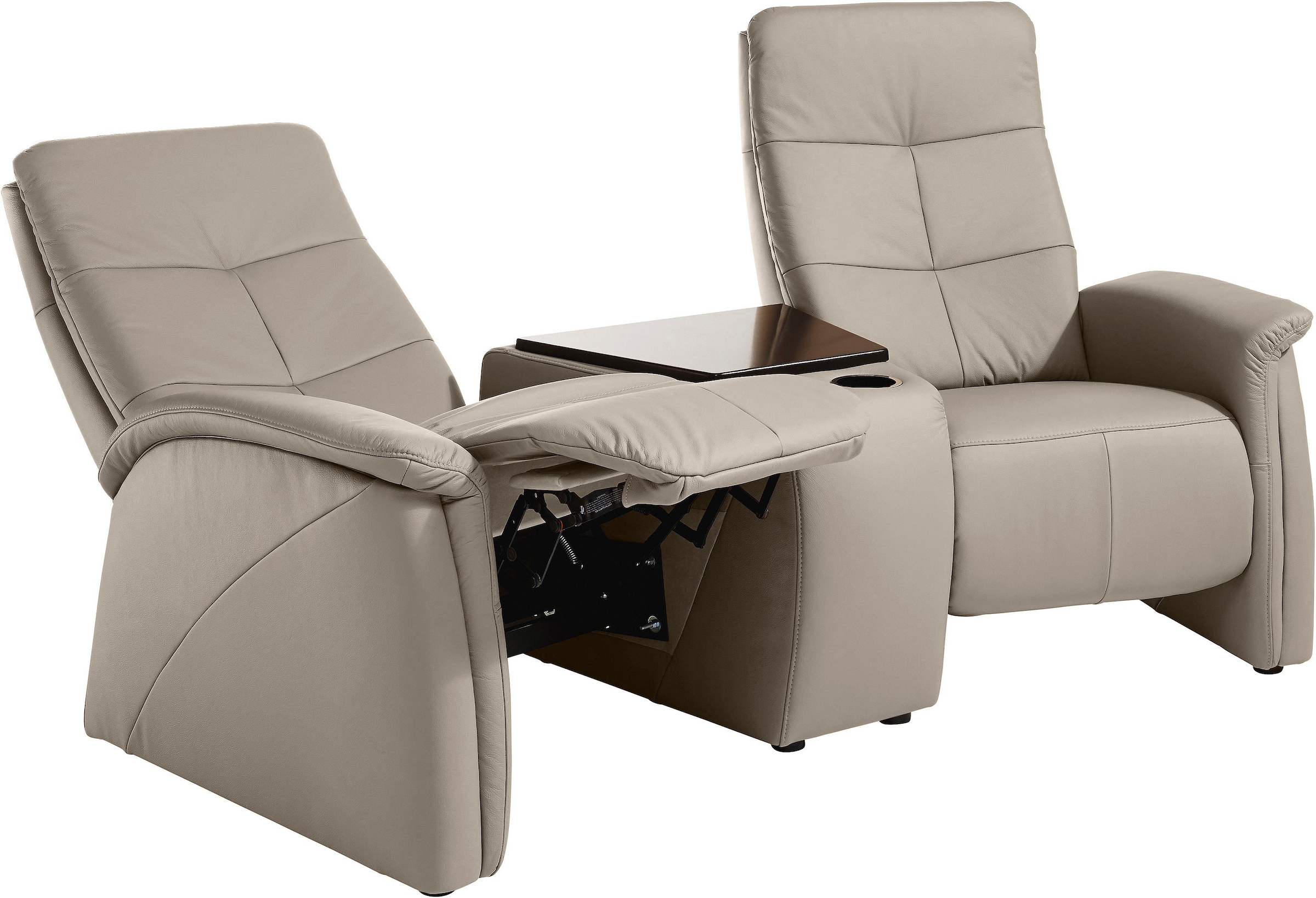 exxpo - sofa fashion 2-Sitzer »Tivoli, Kinosofa, bequem«, mit Relaxfunktion, integrierter Tischablage und Stauraumfach