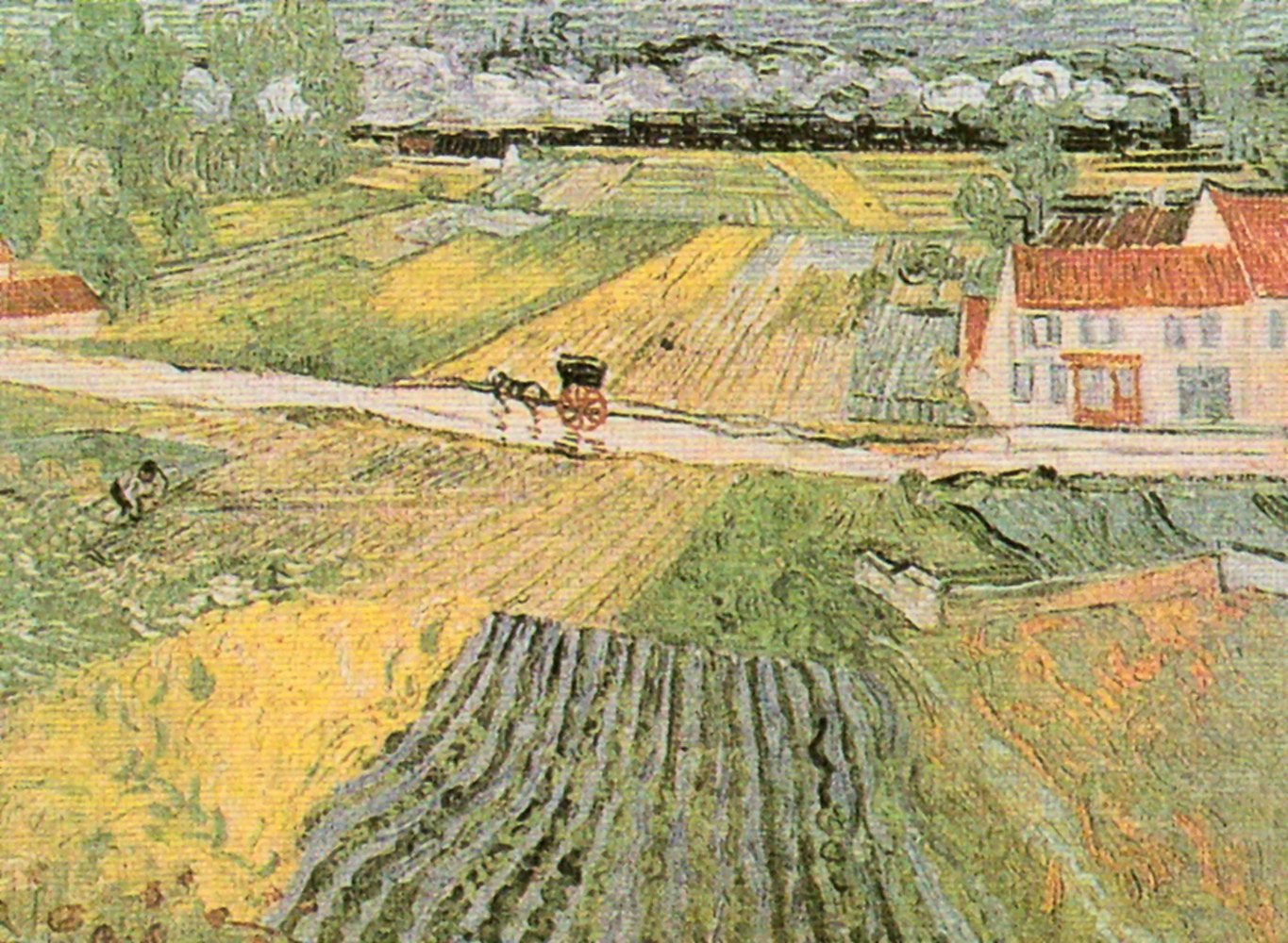 Image of Home affaire Kunstdruck »V. van Gogh, Landschaft bei Auvers«, 80/60 cm bei Ackermann Versand Schweiz