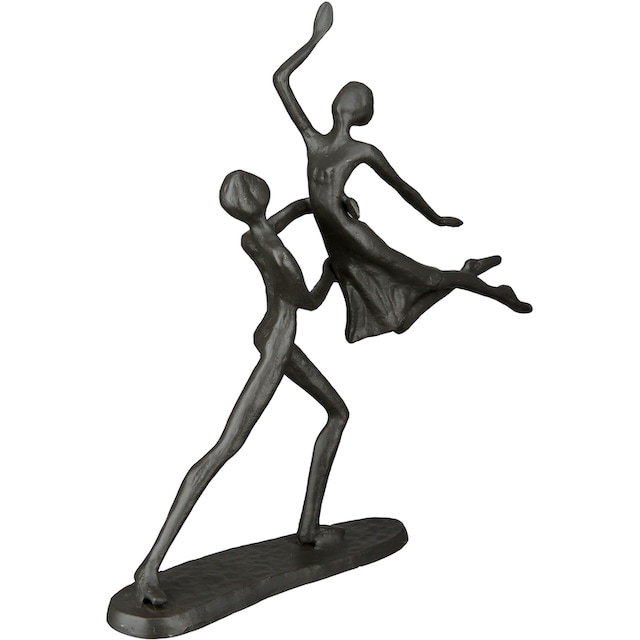 Casablanca by Gilde Dekofigur »Design Skulptur Tanzpaar, braun«, Dekoobjekt,  aus Metall, Höhe 17,5 cm, Wohnzimmer acheter confortablement