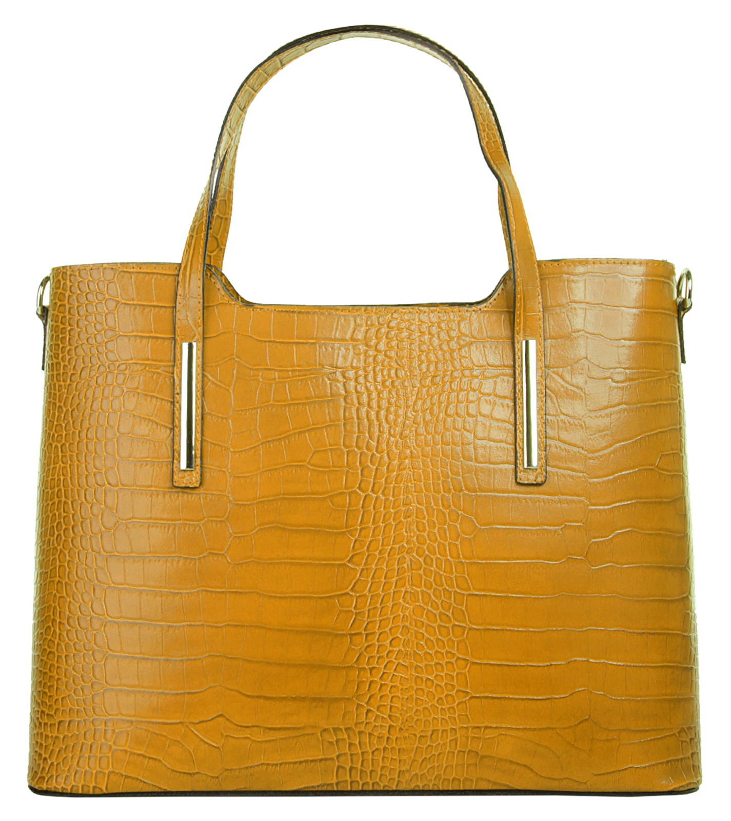 Henkeltasche, echt Leder, Made in Italy