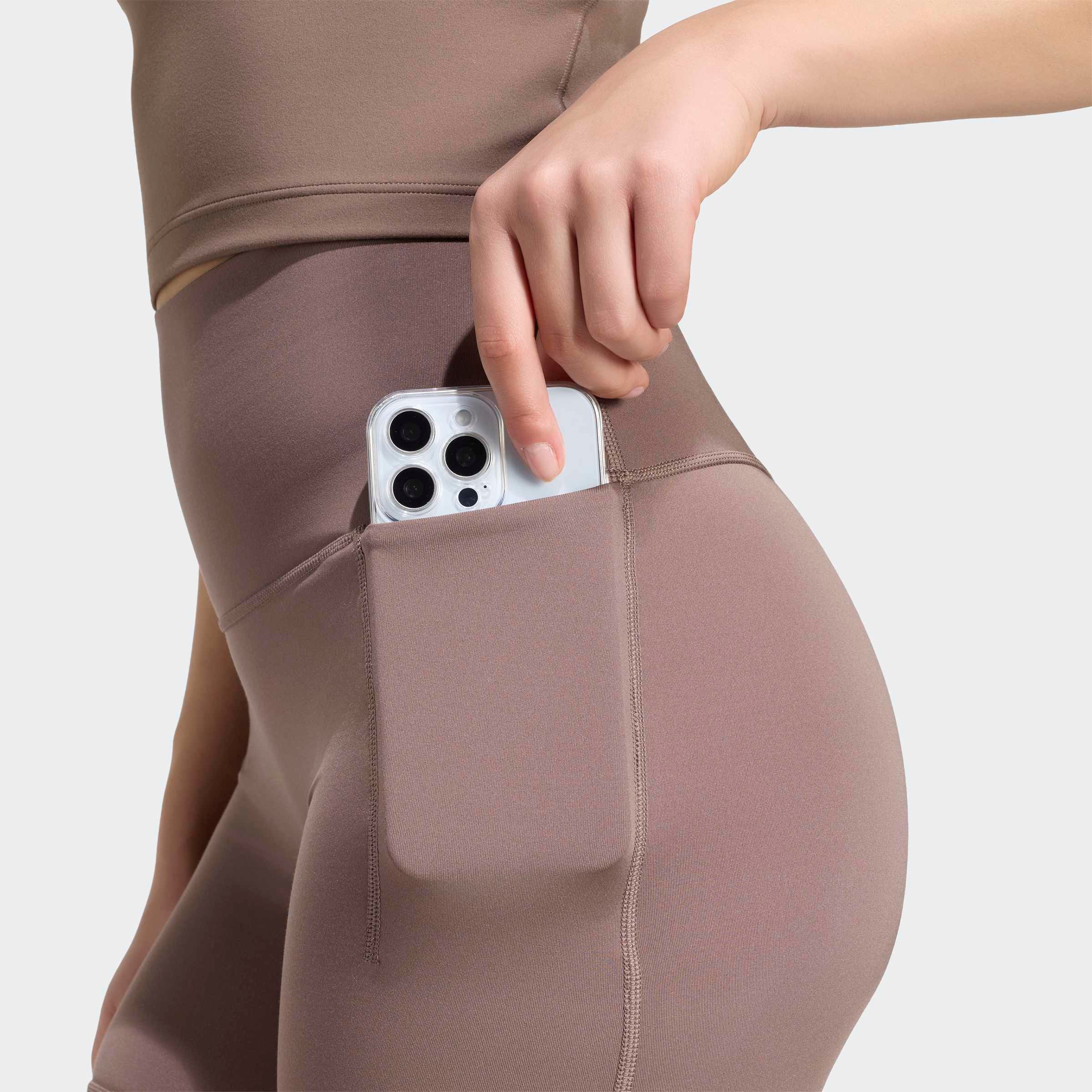 adidas Performance Short »3-STREIFEN STUDIO ALL ME BOOTY LEGGINGS, KURZ«