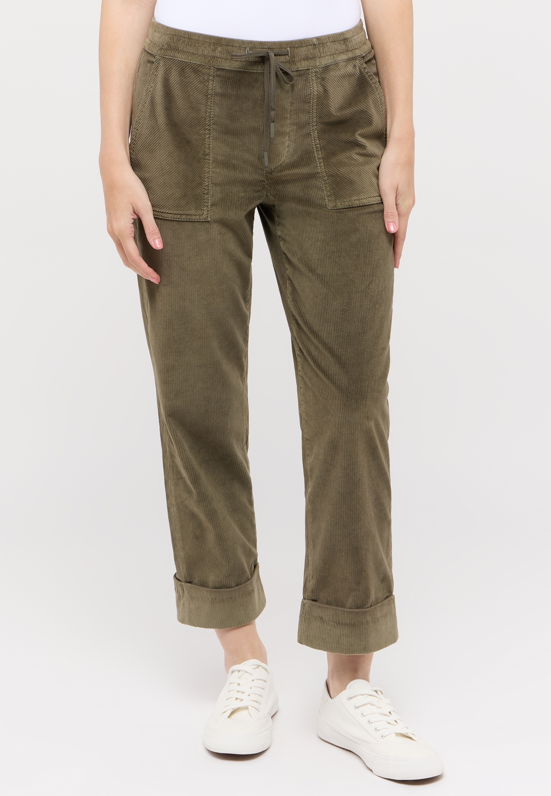 Image of ANGELS Schlupfhose "LIBERTA TU JUMP WORKER" Sommerhose aus samtweichem Cord