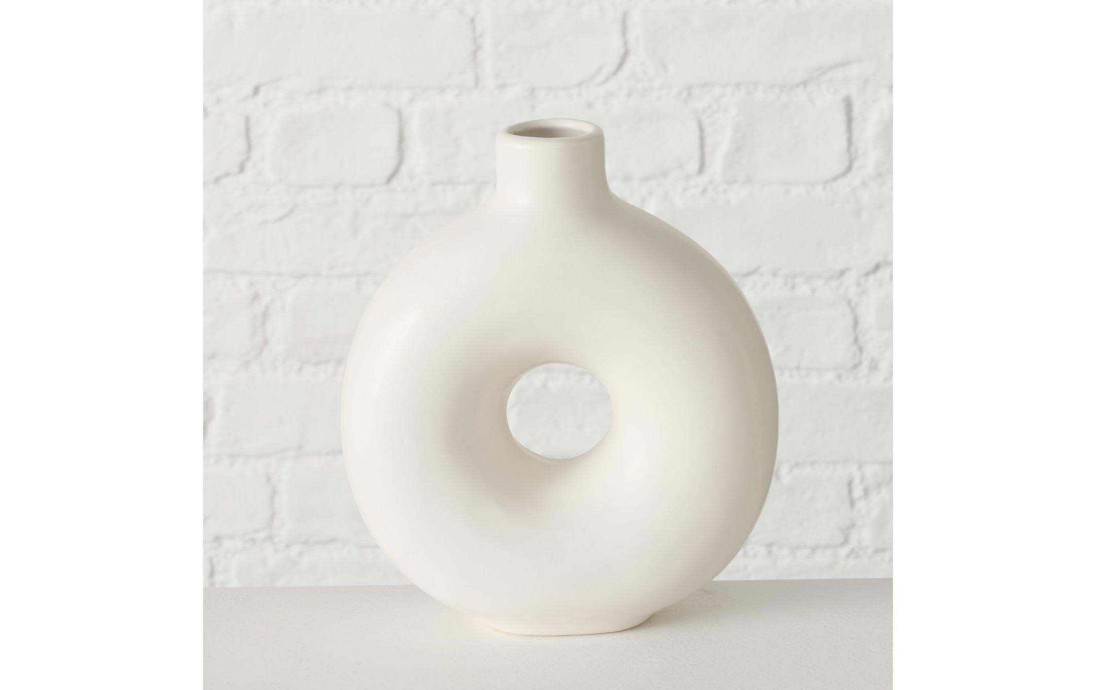Dekovase »Vase Lanyo 20 cm, Weiss«