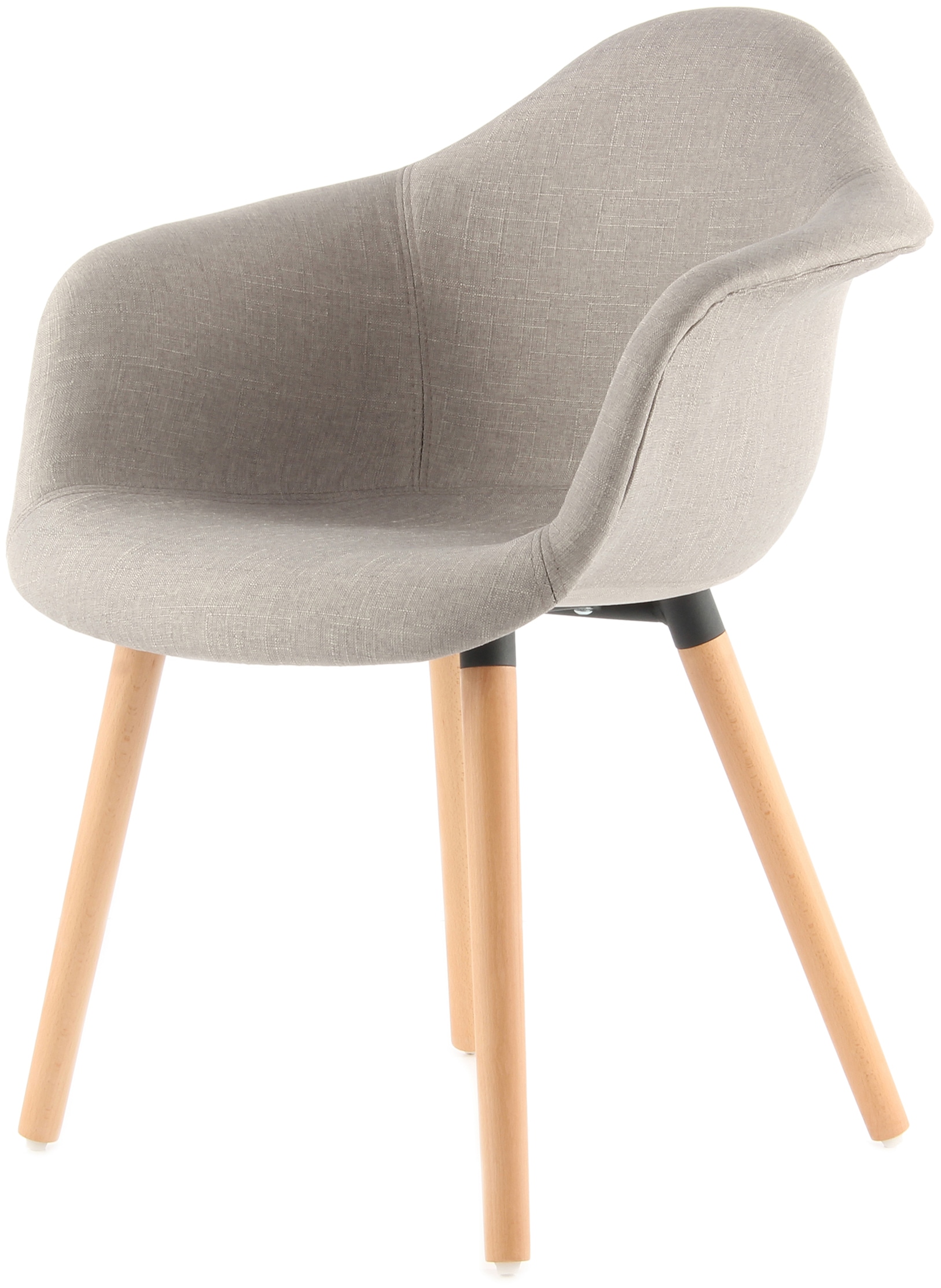 Kayoom Polsterstuhl »Stuhl Winston 325 2er-Set, weiche Sitzfläche aus Schaumstoff«, (Set), 2 St., attraktiv, Holzbeine, weiche Sitzfläche aus Schaumstoff