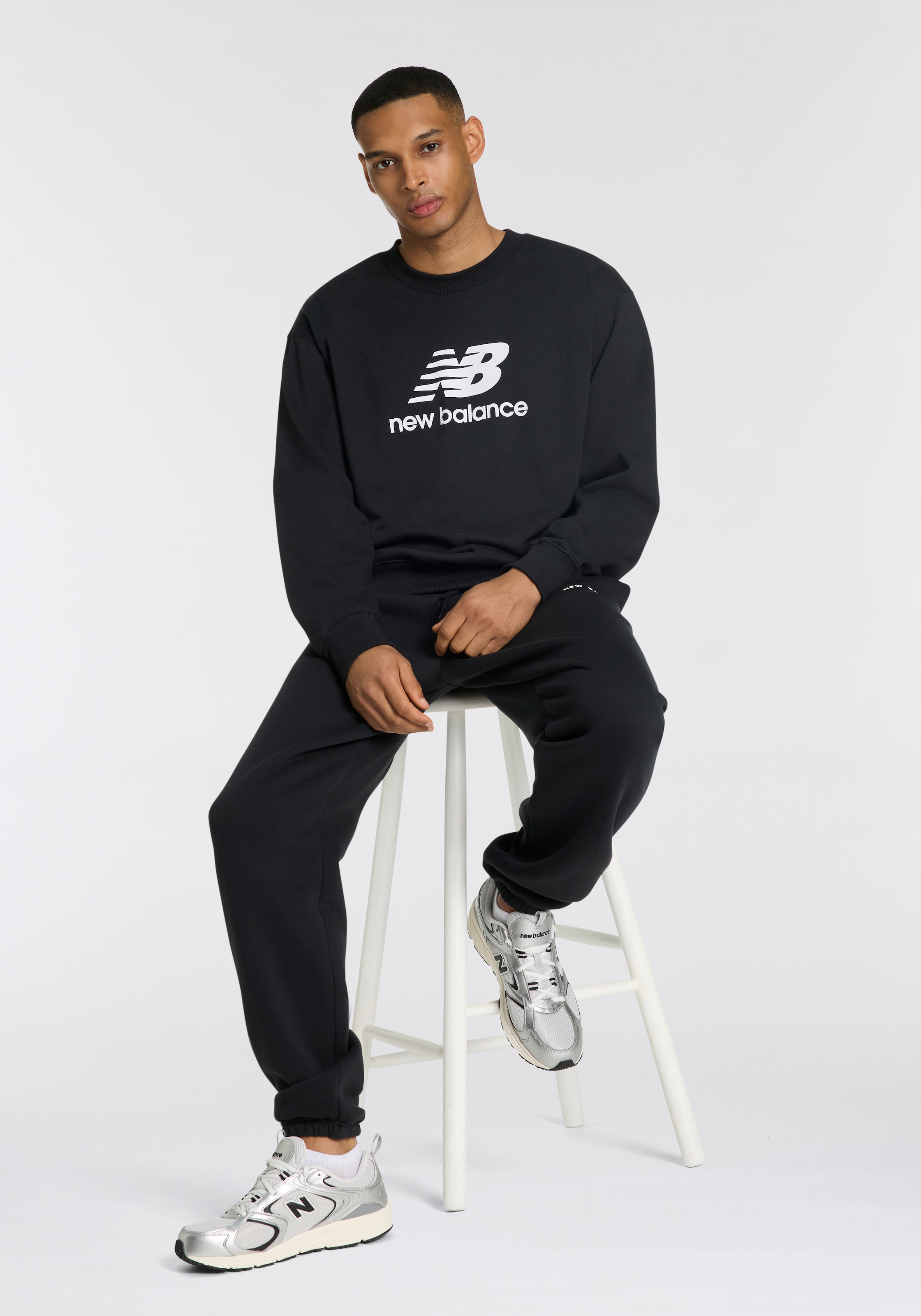 New Balance Sweatshirt »Sport Essentials French Terry Logo Crew«