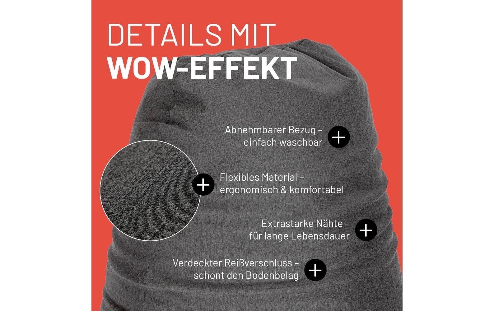 Lumaland Sitzsack »Flexi Comfort 380 L«