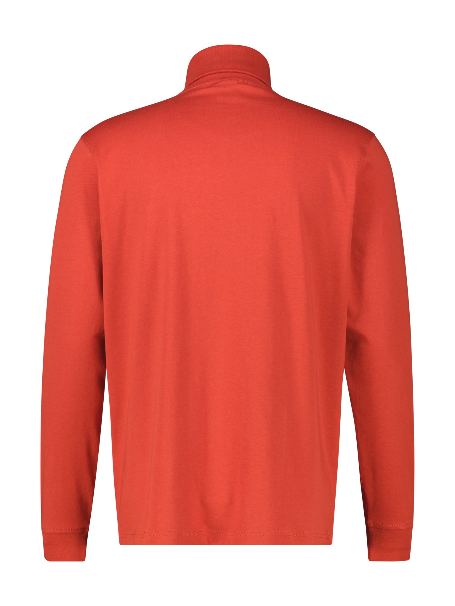 LERROS Rollkragenshirt mit Logo Stickerei