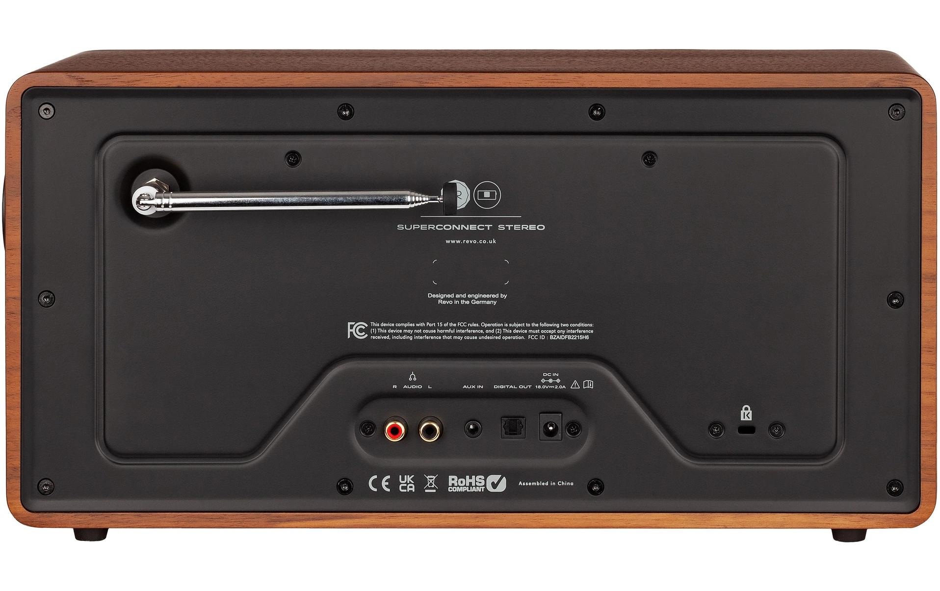 Revo Digitalradio (DAB+) »Superconnect Stereo Schwarz«, (Digitalradio (DAB+)-FM-Tuner-Internetradio)